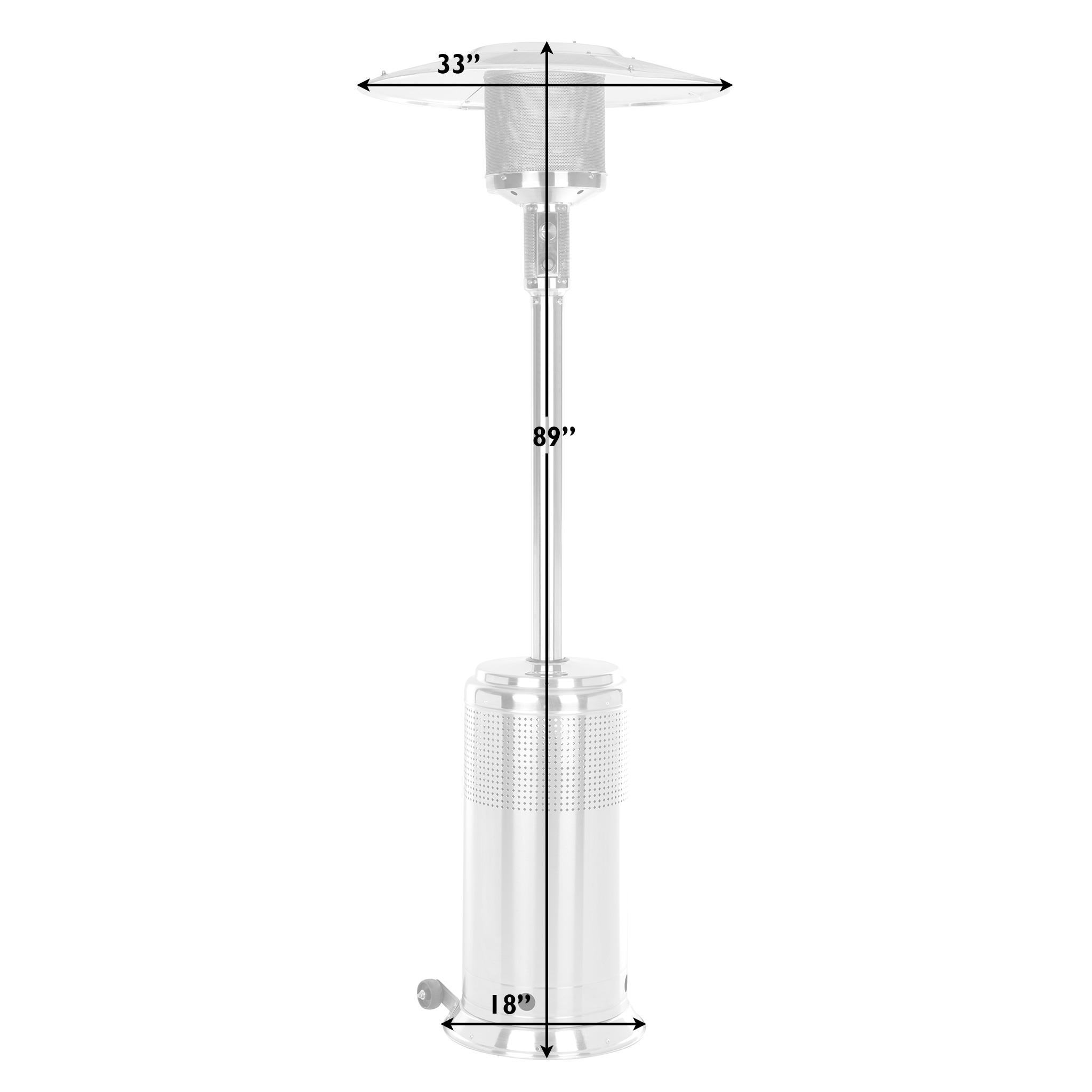 Fire Sense 61322 Outdoor-Gas-Patio-Heaters - View #7
