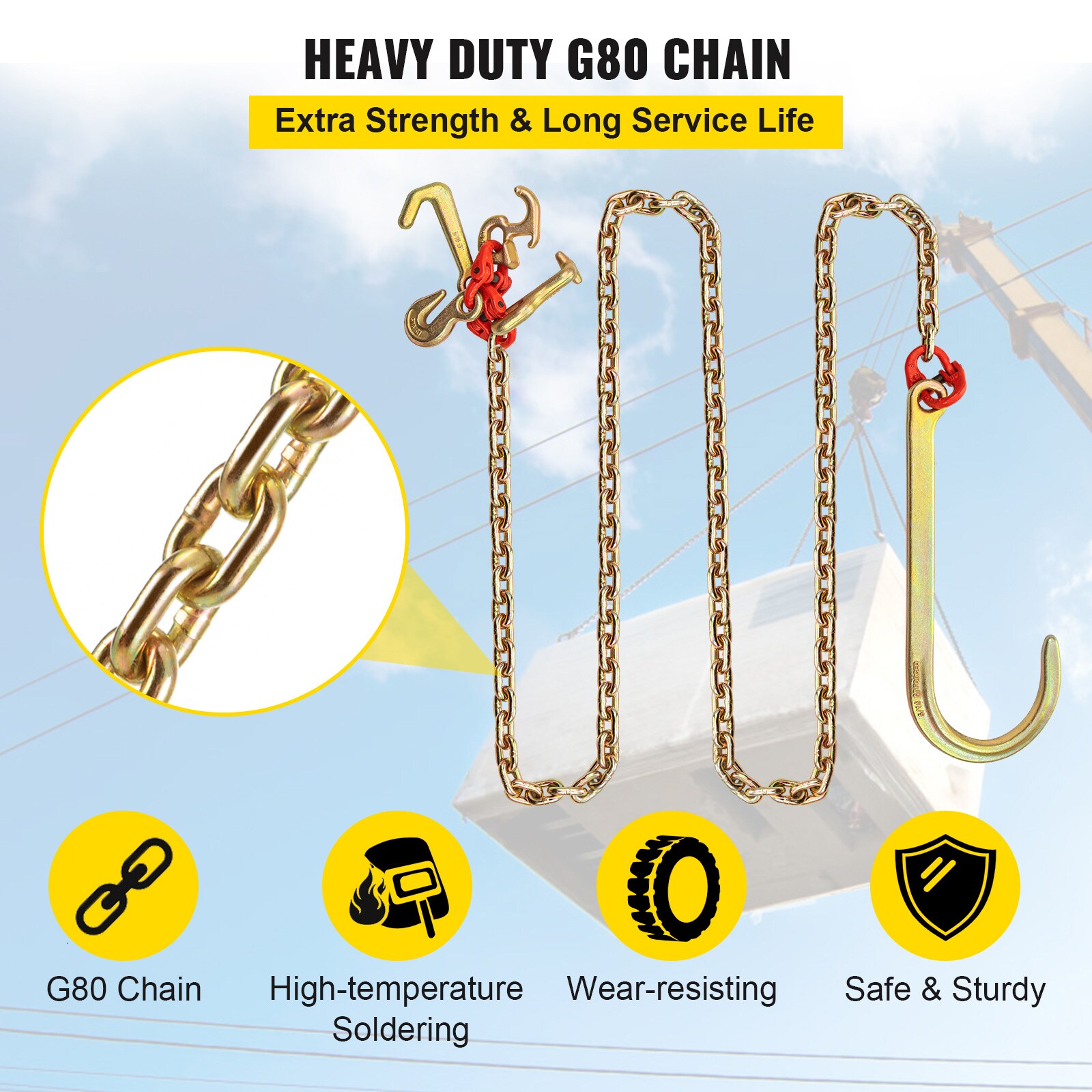 VEVOR SZGLRTJ51610FT001V0 Chain-Accessories - View #8