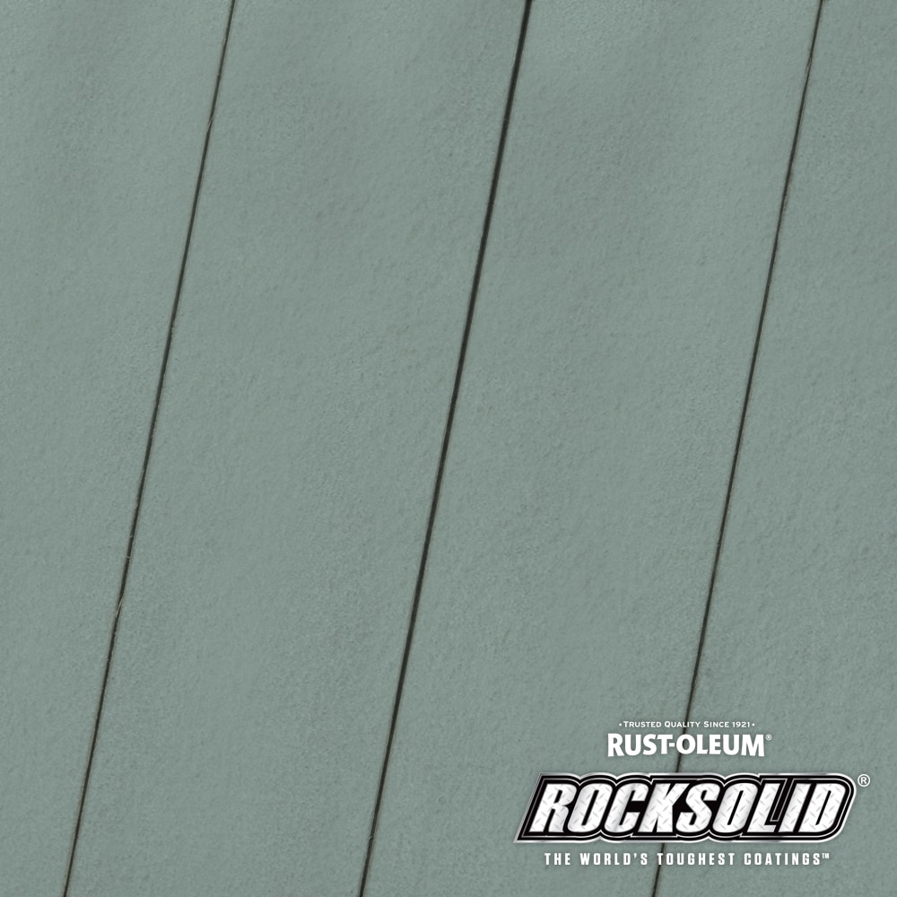 Rust-Oleum RockSolid 20X Deck Resurfacer Pre-tinted Fern Solid Exterior ...