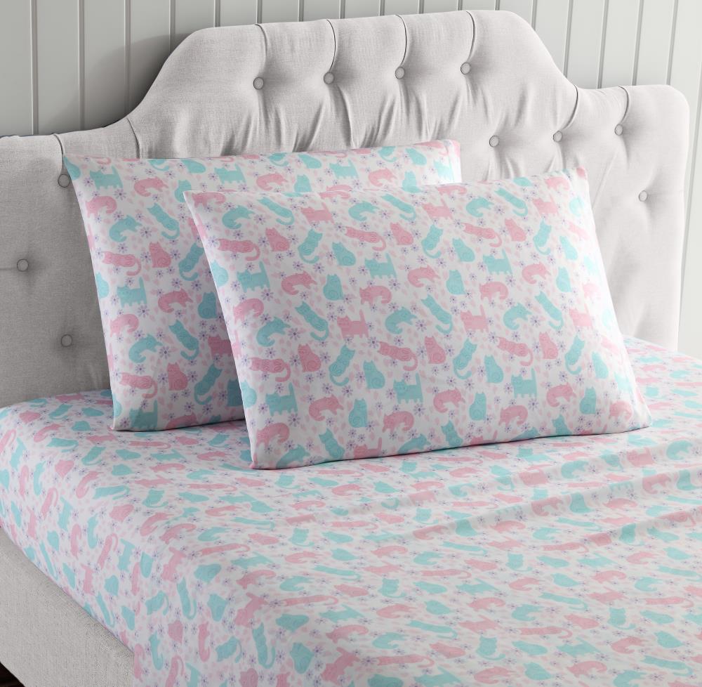 MHF Home M601736 Twin Polyester Multi 3-Piece Bed Sheets