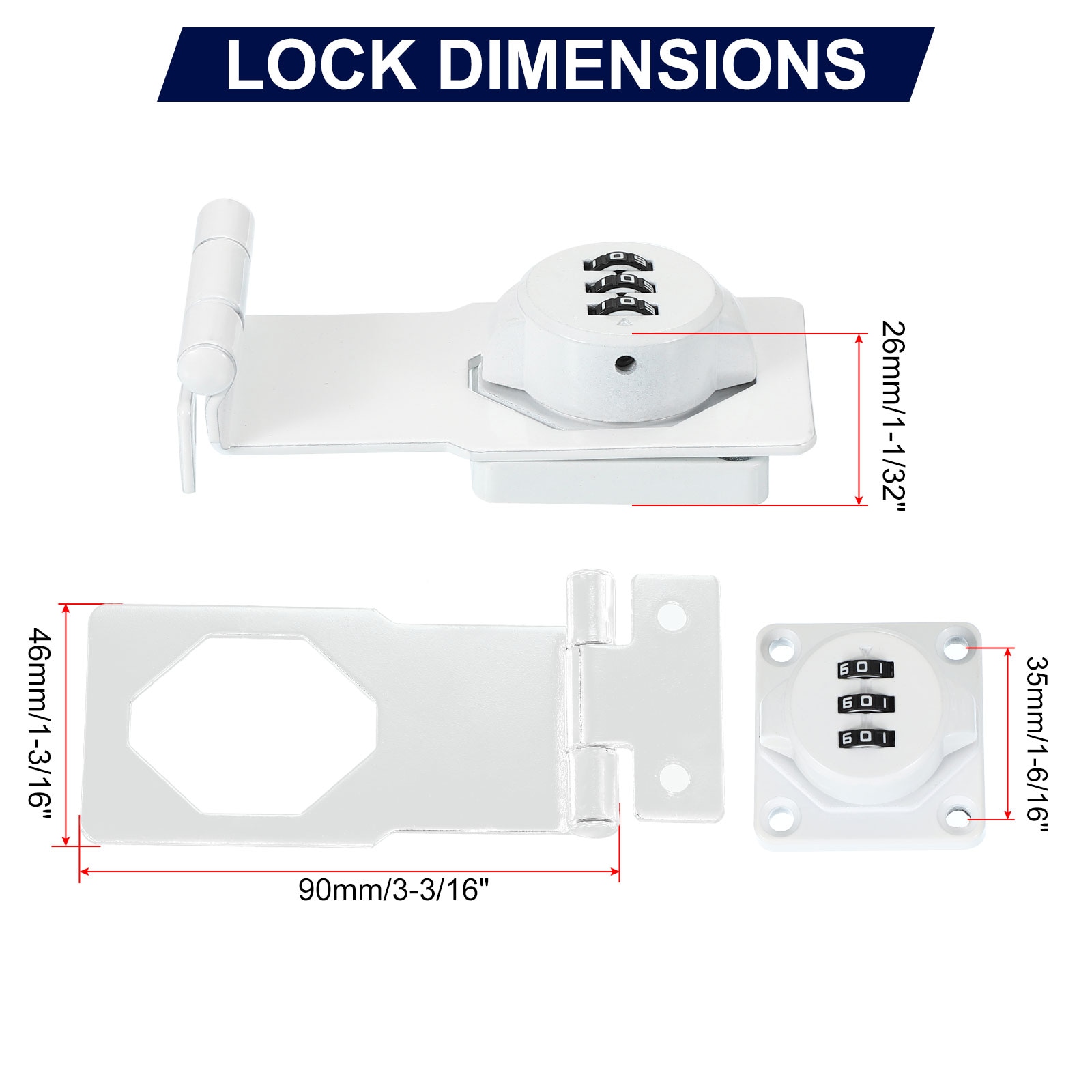 PATIKIL S25112000UX3066 Cabinet-Latches - View #2