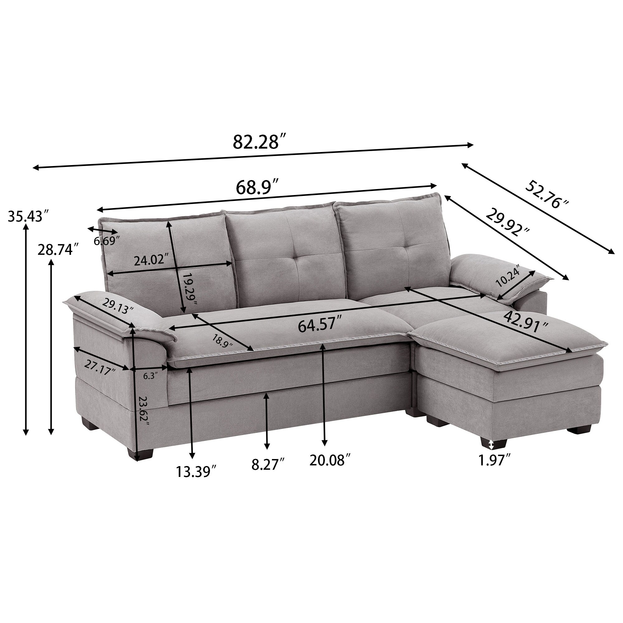 Jarenie YMX38LG Sofas-Loveseats - View #5