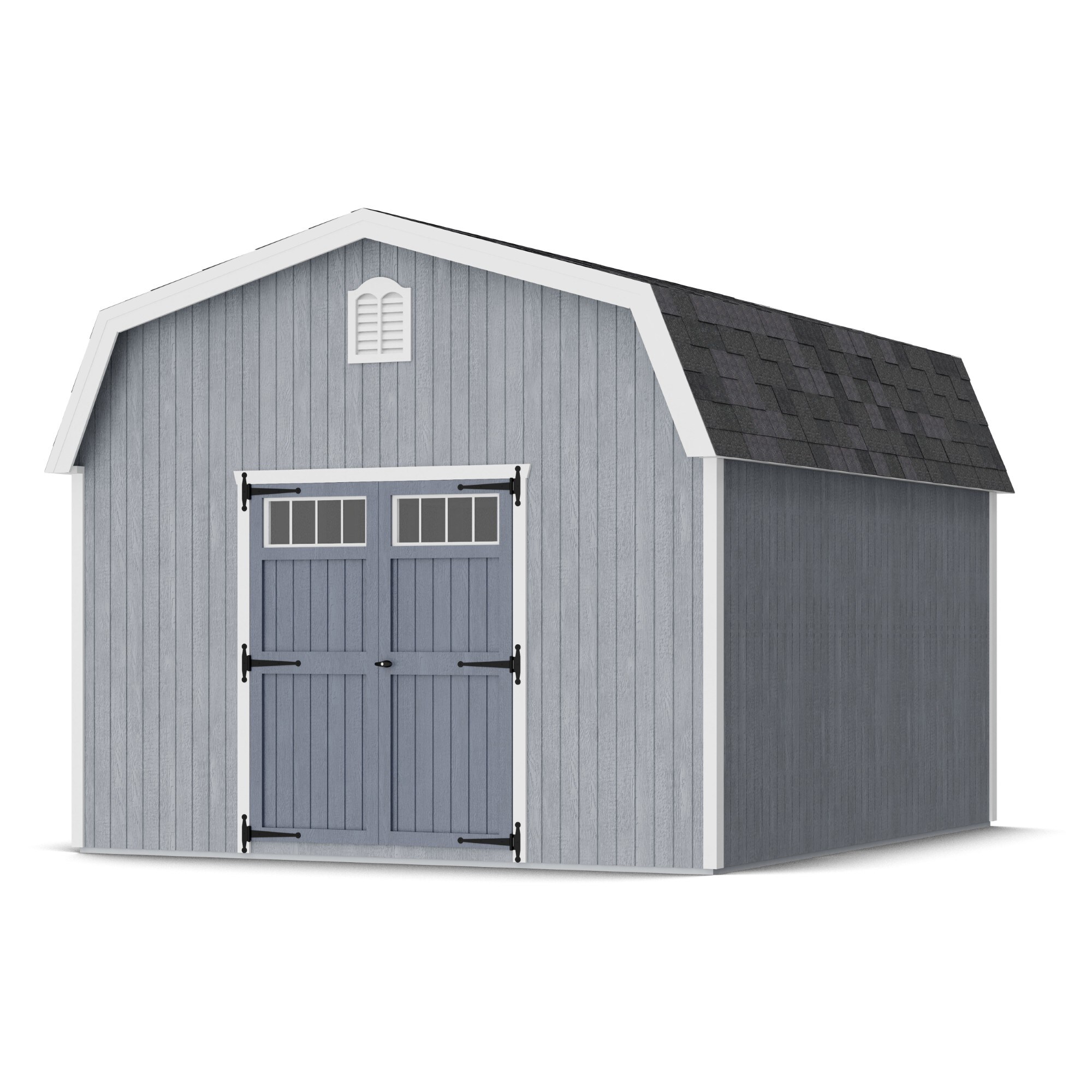 Little Cottage Co 12X14 WBCGS-PC-FK Colonial Woodbury 12-ft x 14-ft Gambrel Style Wood Outdoor Storage Shed with 2 Doors