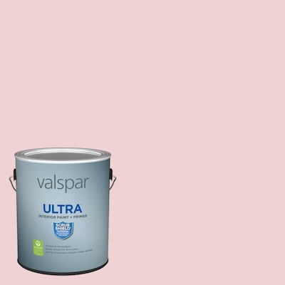 Valspar Ultra Semi Gloss Delicate Pink Rose 1008 6c Latex Interior Paint Primer 1 Gallon In The Department At Com - Bedroom Valspar Pink Paint Colors