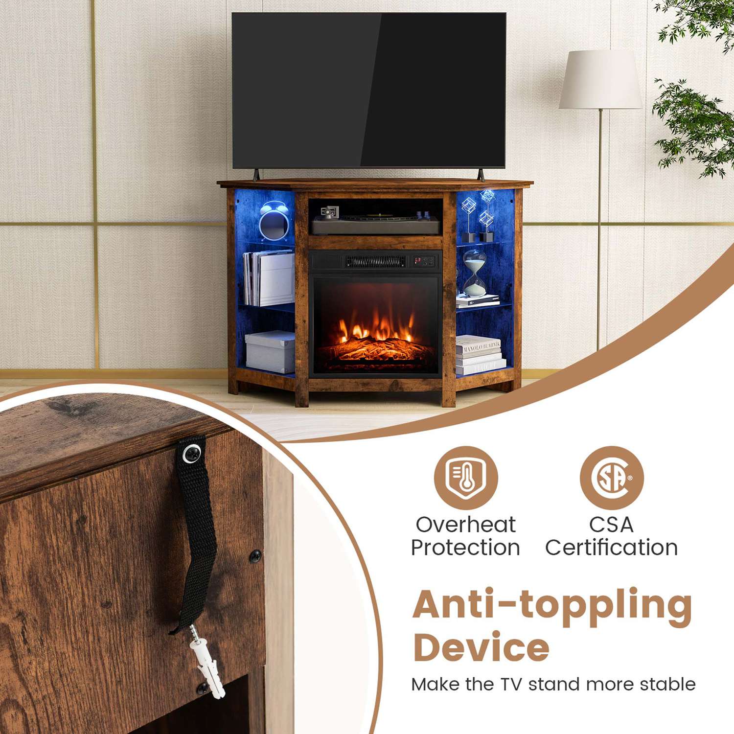 Costway CSHY000099 Tv-Stands - View #7