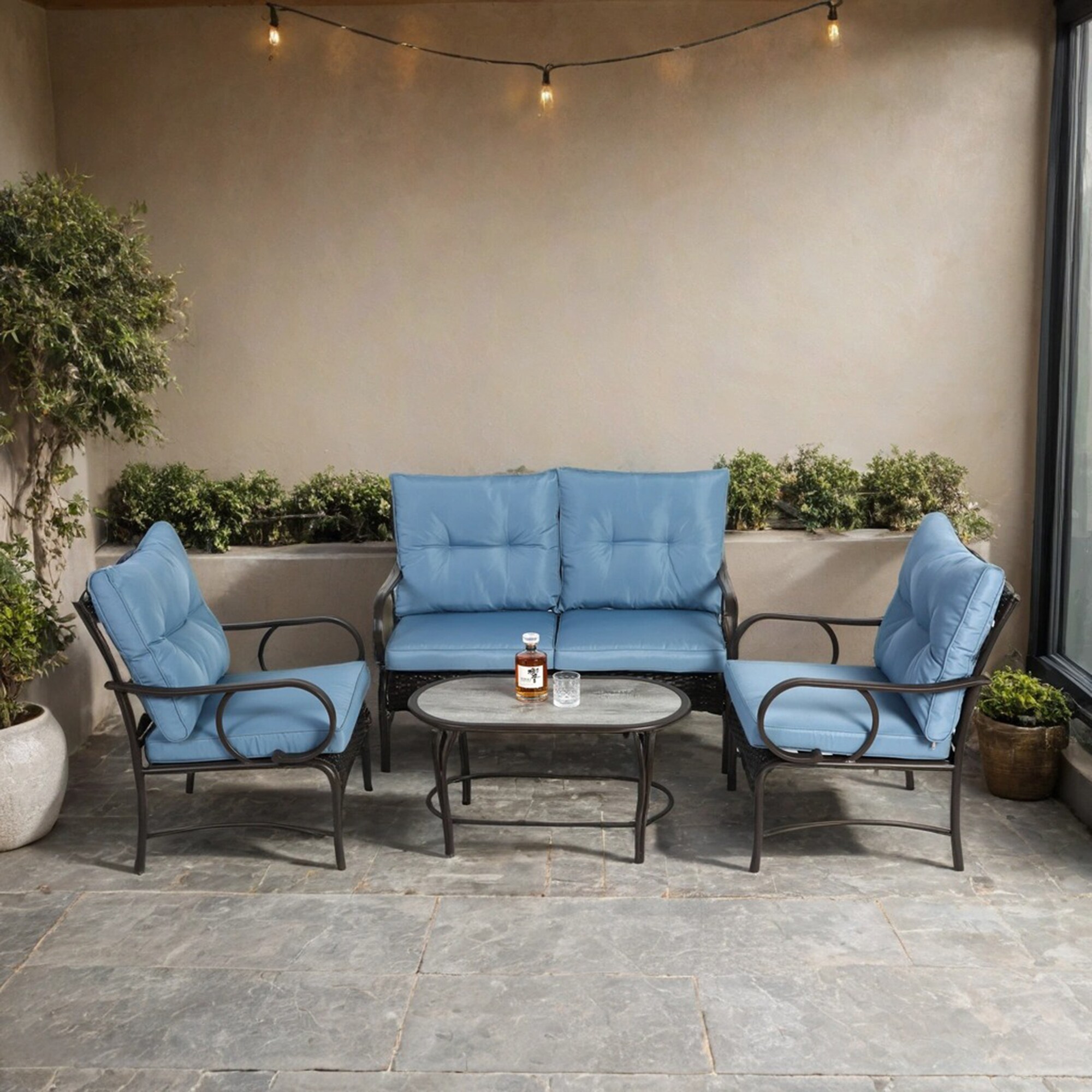 SINOFURN SYB160001WT Patio-Conversation-Sets - View #2