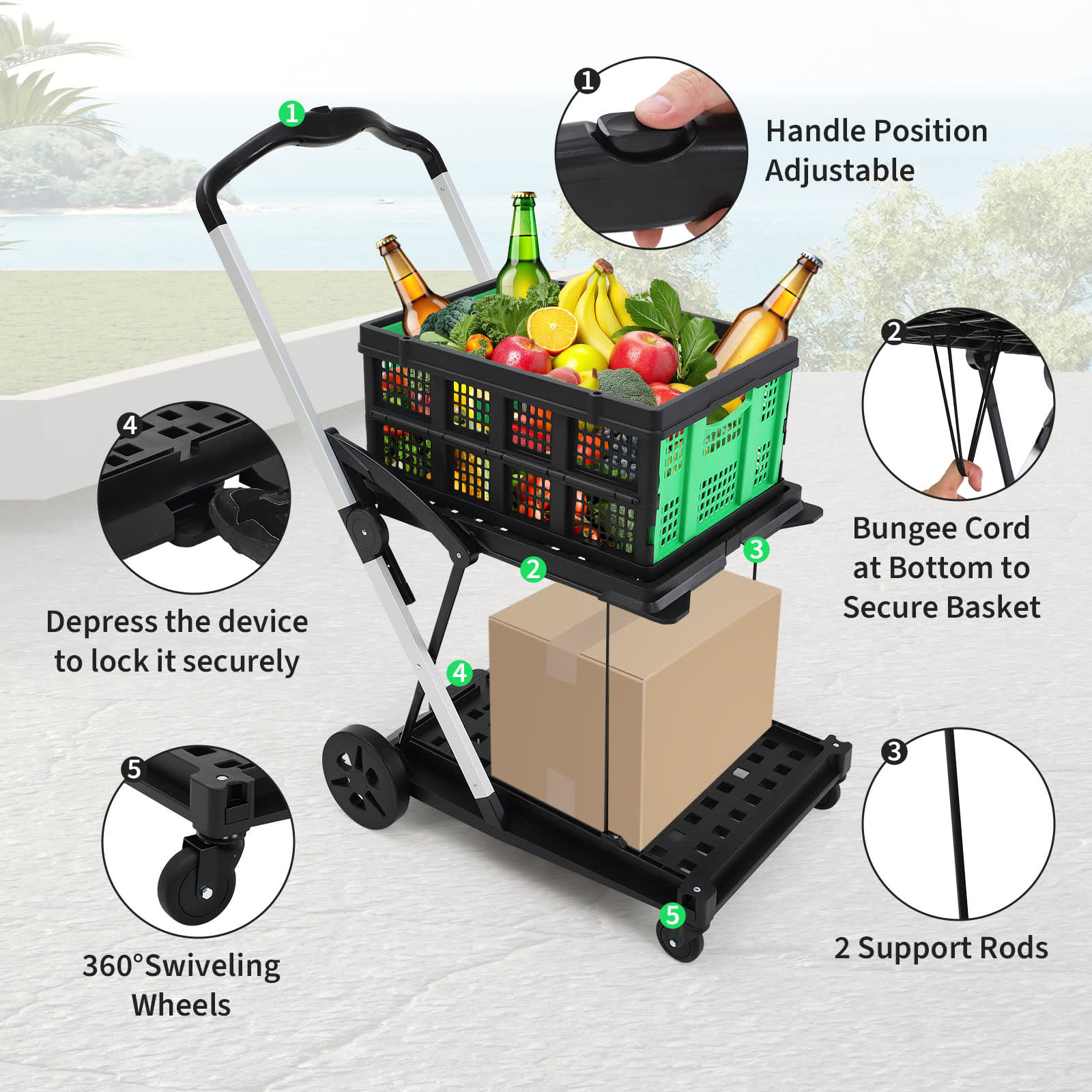 Qeetex JXNAG-PHO-16N9J45N Utility-Carts - View #3