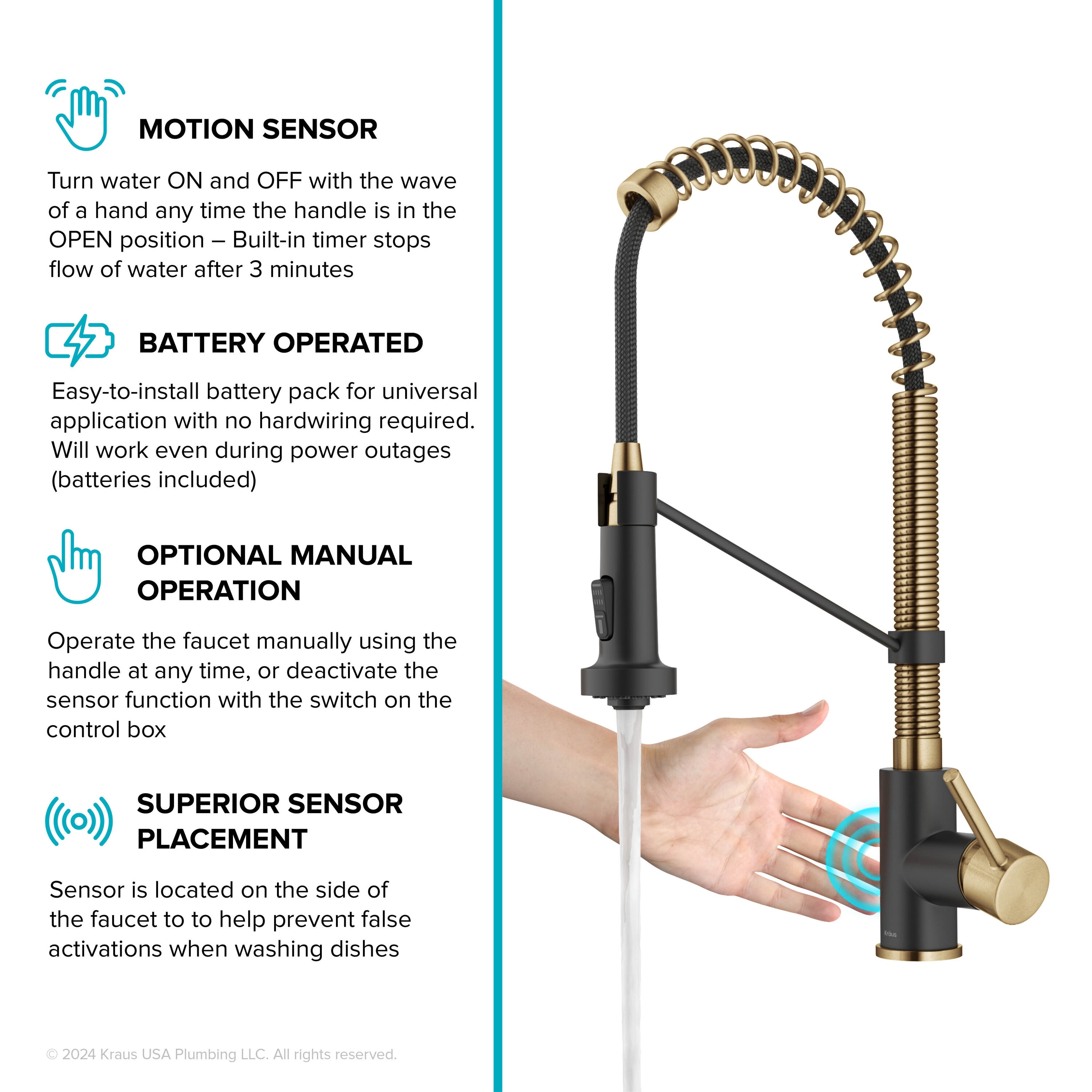 Kraus KSF-1610BBMB Kitchen-Faucets - View #4
