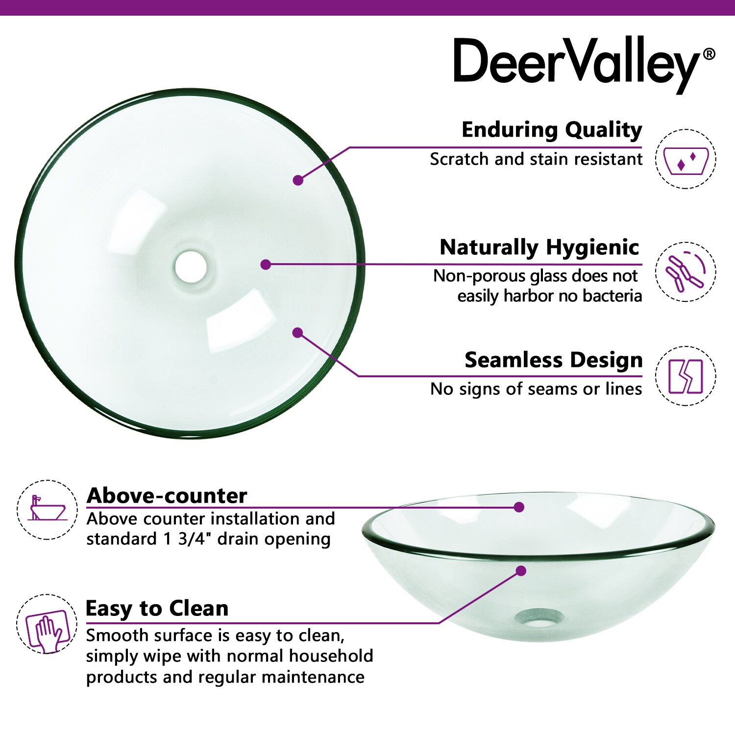 DeerValley DV-1G0005 Bath-Sink - View #9