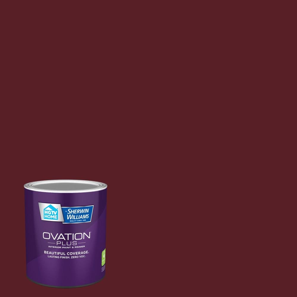 HGTV HOME by Sherwin-Williams 1011-5-2557209 Ovation Plus Semi-gloss Royal Garnet 1011-5 Latex Interior Paint Paint + Primer ( 1-quart )