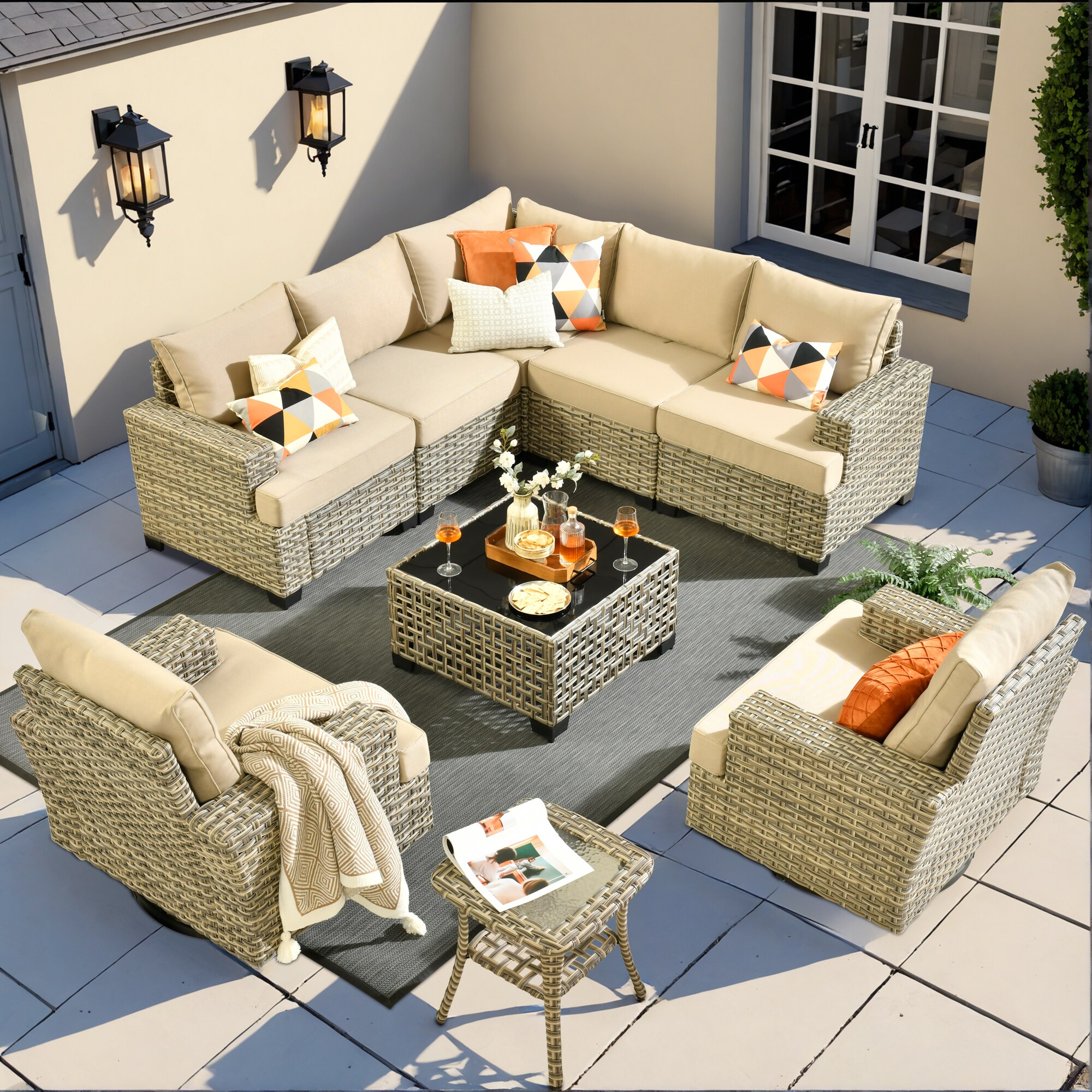 XIZZI XITBS609C4-RC3 Patio-Sofas-Daybeds - View #2