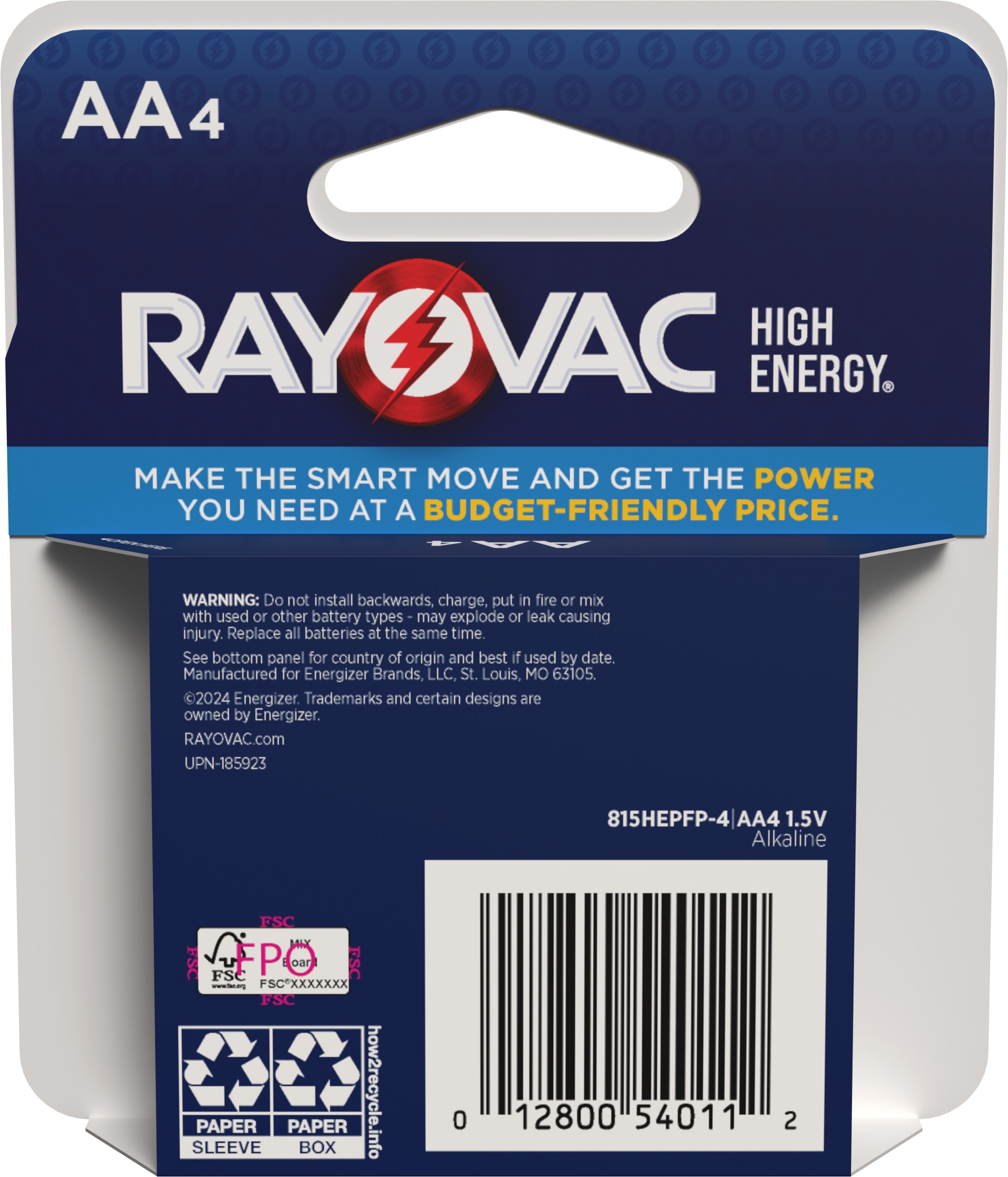 Rayovac 815HEPFP-4 batteries - View #7