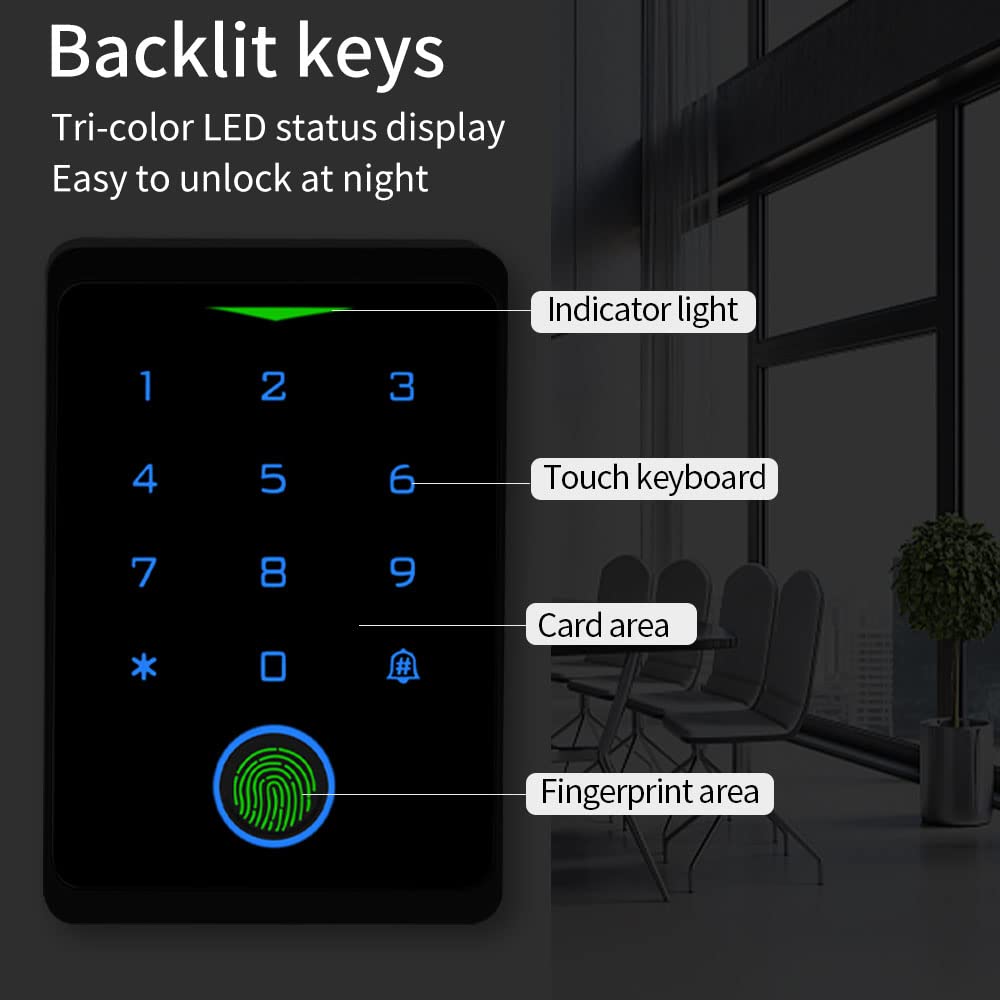 AKSCYZM LAK0803K433-1 Electronic-Door-Locks - View #9