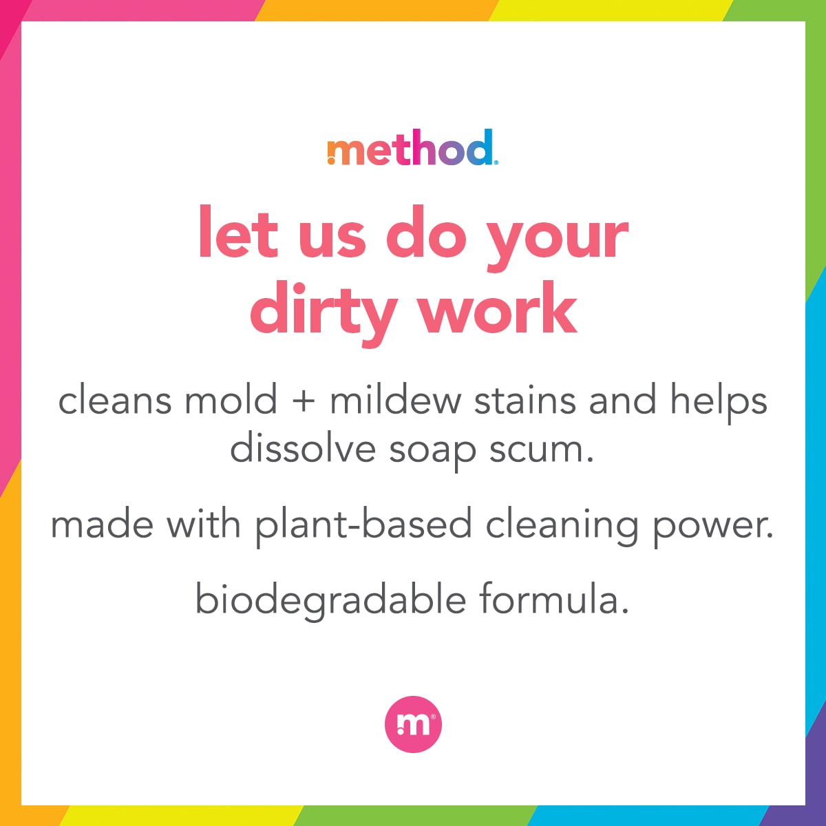 Method Eucalyptus Mint Cleaning Products Foaming Bathroom Cleaner Spray  Bottle - 28 fl oz