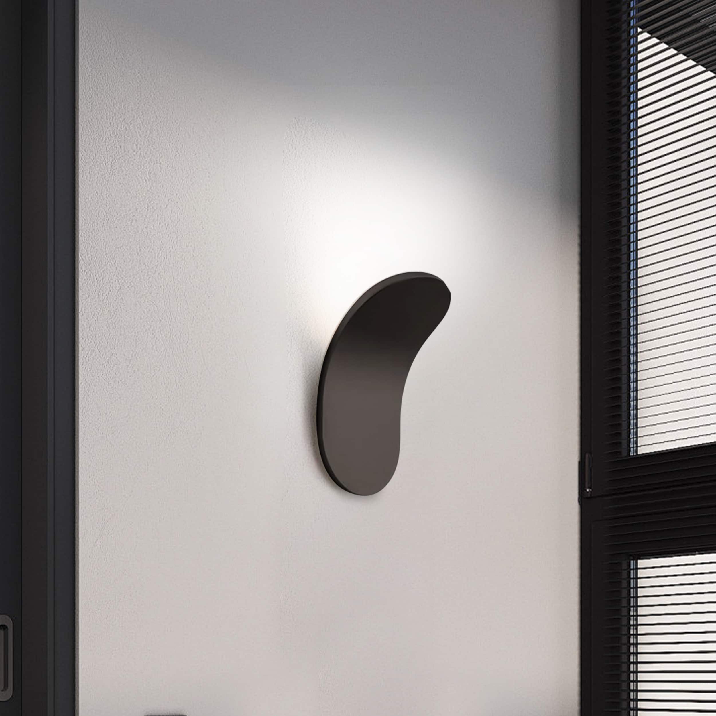 HUOKU PD1034121 NIMBUS 4-in W 1 -Light Matte Black Integrated LED Wall Sconce