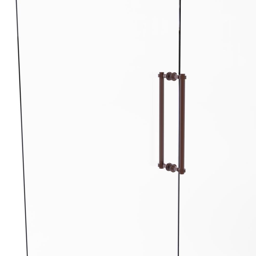 Allied Brass 404D-18BB-CA Antique copper 18-Inches Hinged shower door Handle