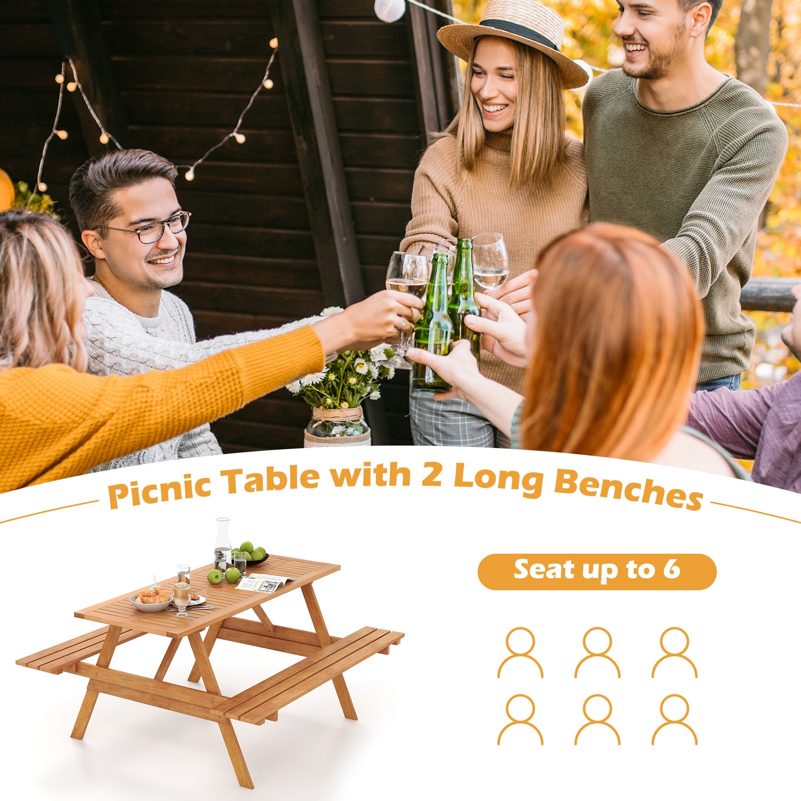 LIVIZA DOZ71263 Picnic-Tables - View #6