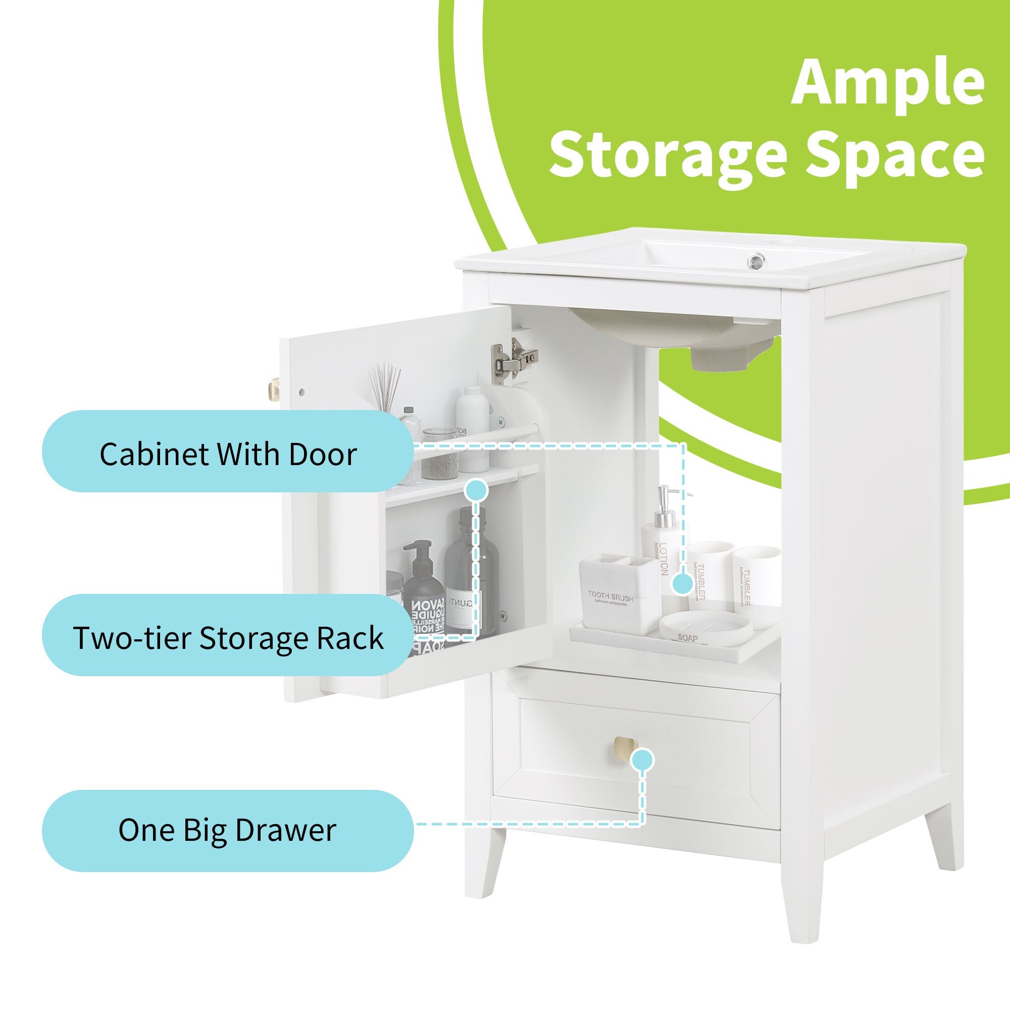 Dimakai DI-BY3551K3P Bath-Vanity-Combo - View #10