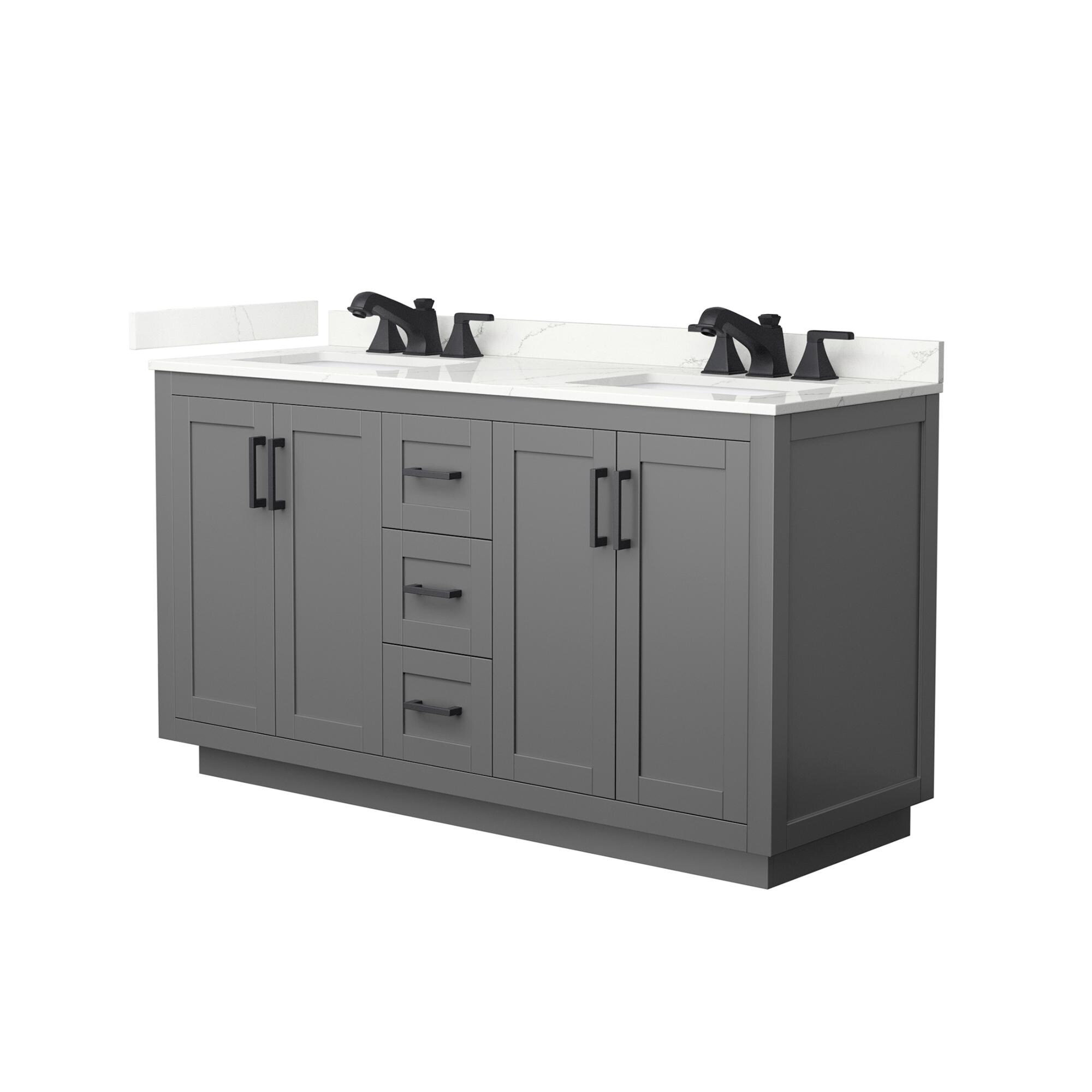 Wyndham Collection WCF292960DGBGTUS3MXX Bath-Vanity-Combo - View #2