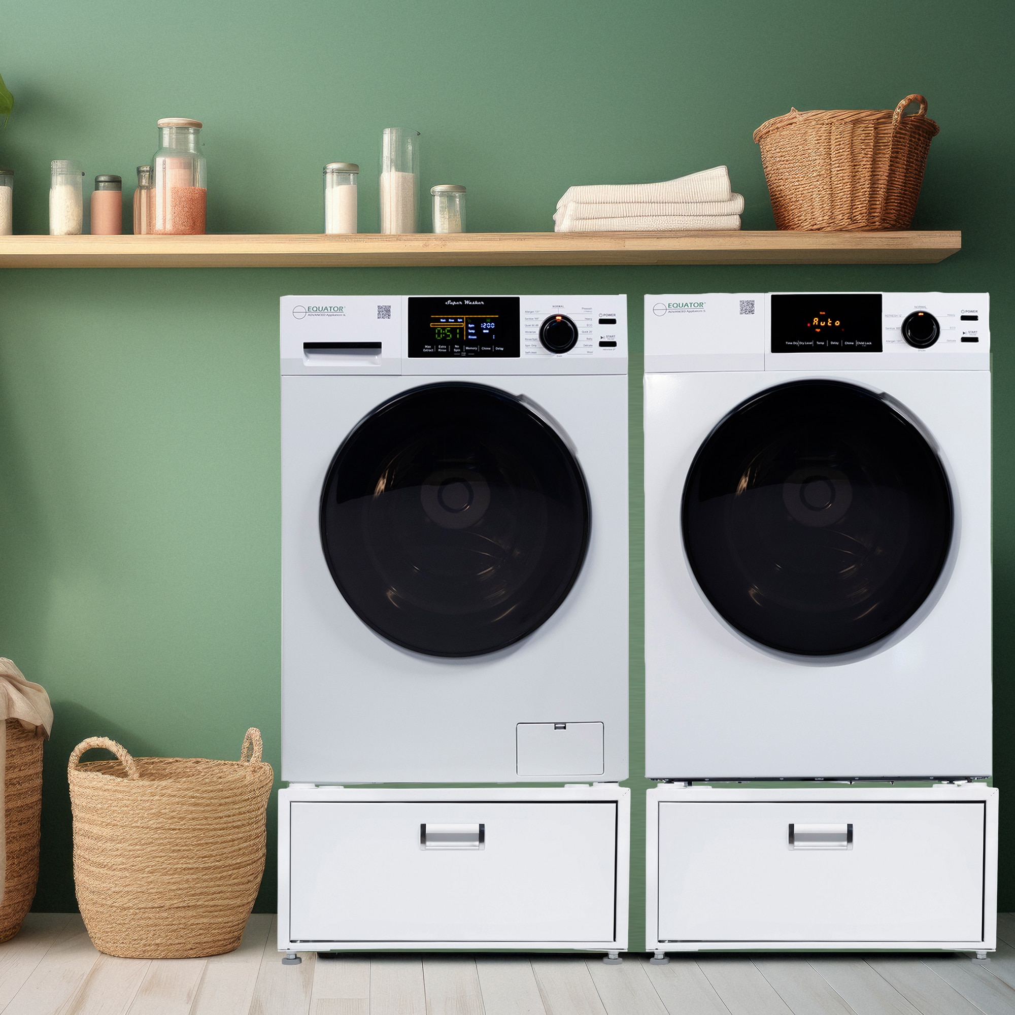 Equator Advanced Appliances EW 835+ED 870+2 PDL Combo-Washer-And-Dryer - View #12