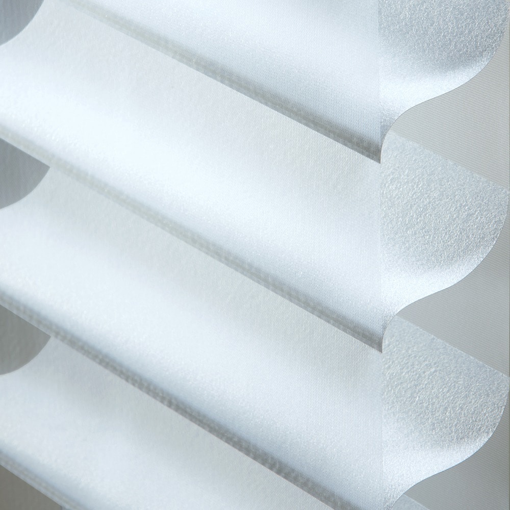 LEVOLOR 2021051 Camden Snow Sheer Polyester Horizontal blinds swatch