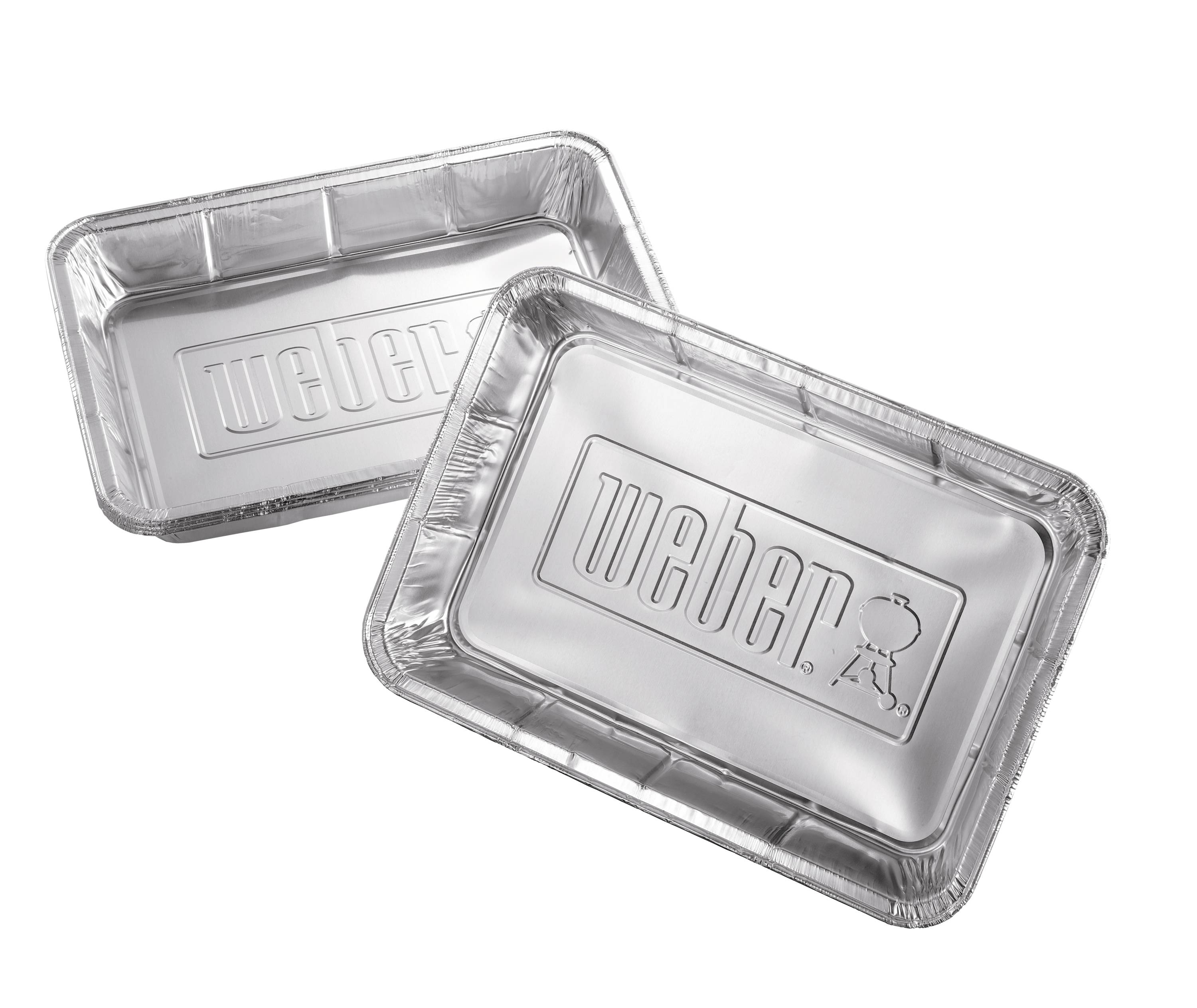 Simple foil trays for Weber cooking 