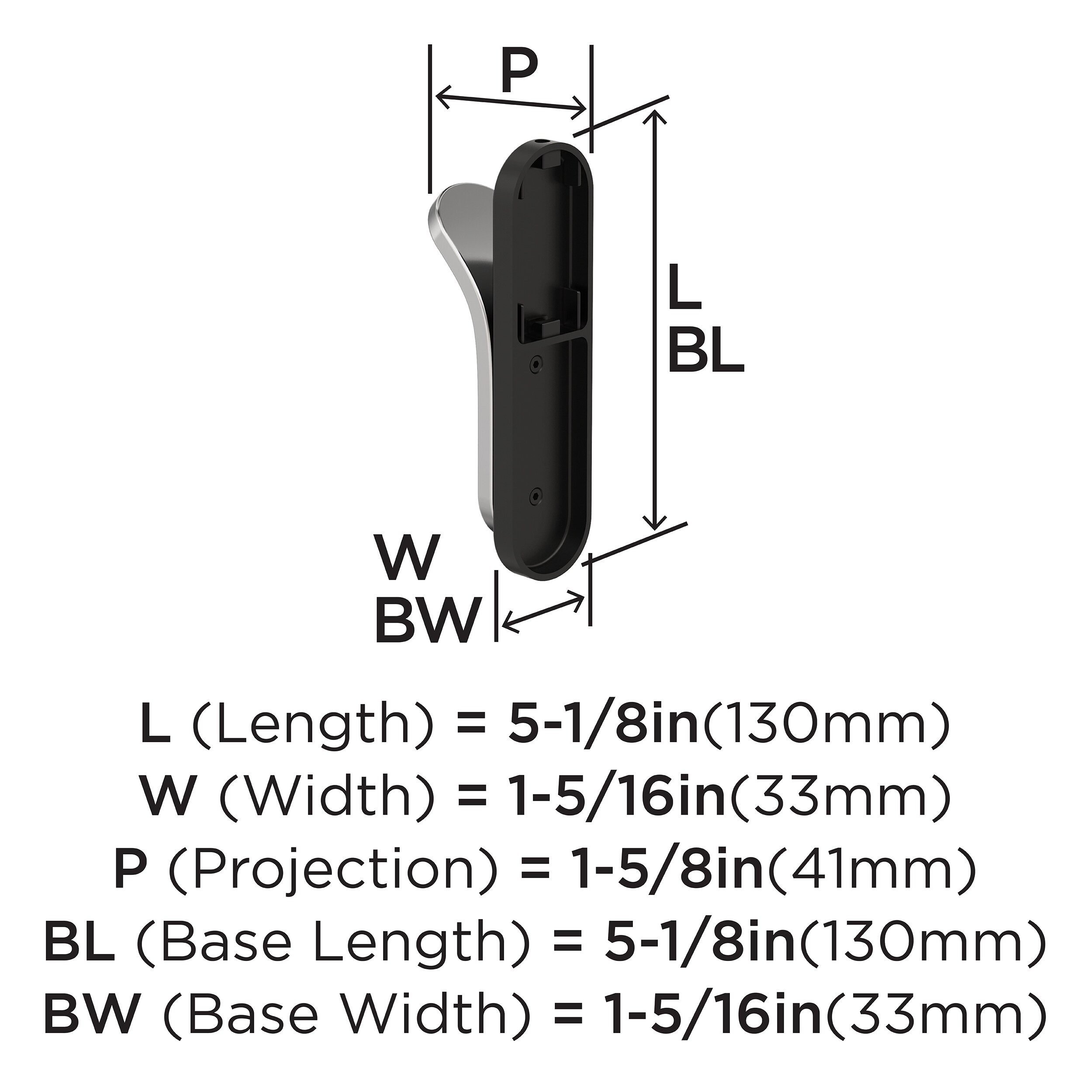 Amerock HBX37012MBPN Decorative-Wall-Hooks - View #5