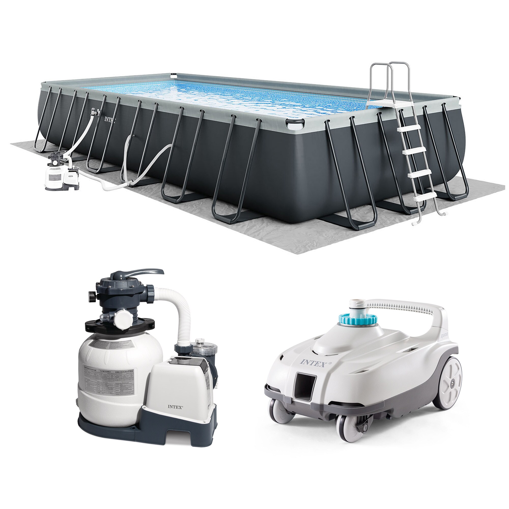 Intex 325838 14-in Handheld Pool Vacuum
