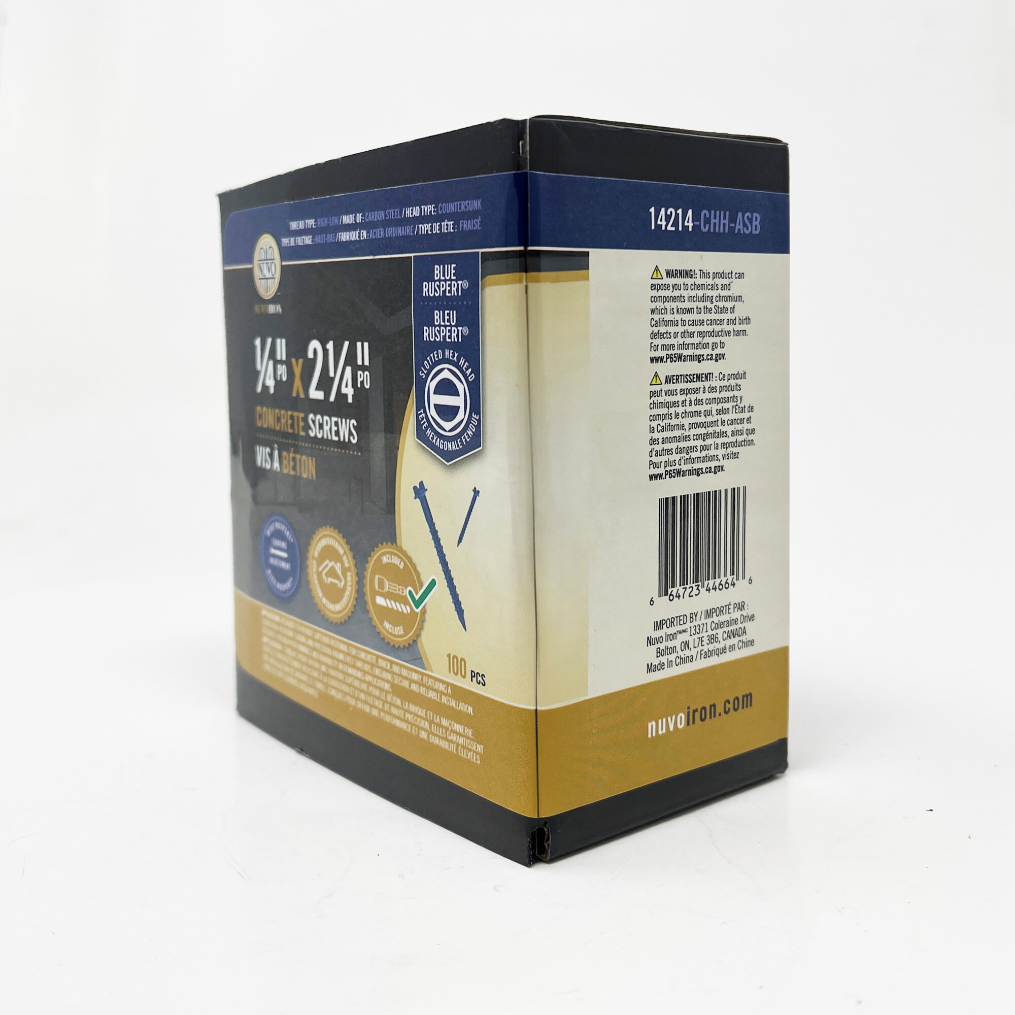 Nuvo Iron 14214-CHH-ASB Drywall-Anchors - View #7