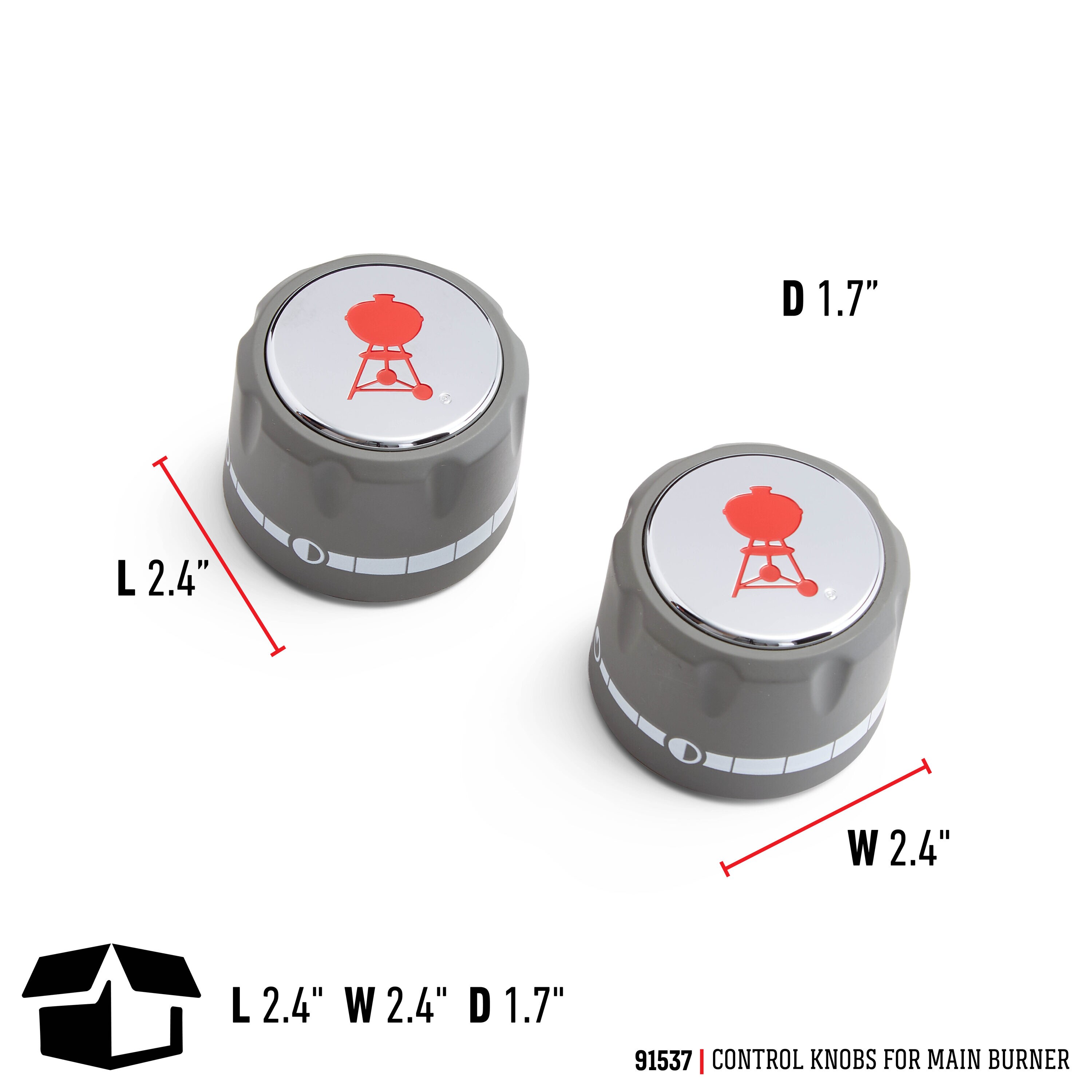 Weber 91537 Gas-Grill-Knobs-Handles - View #2