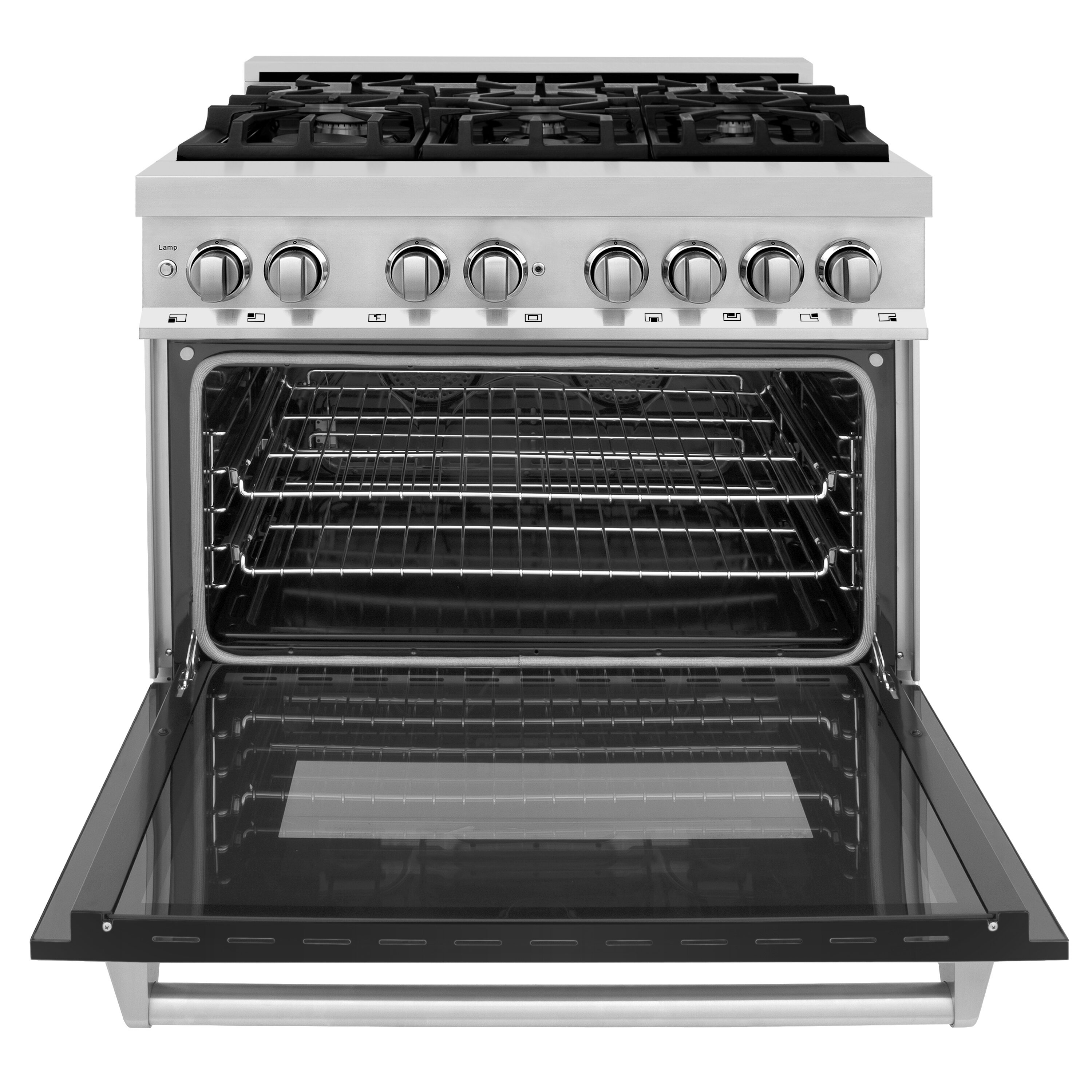 ZLINE KITCHEN & BATH RA-BLM-36 Dual-Fuel-Ranges - View #4