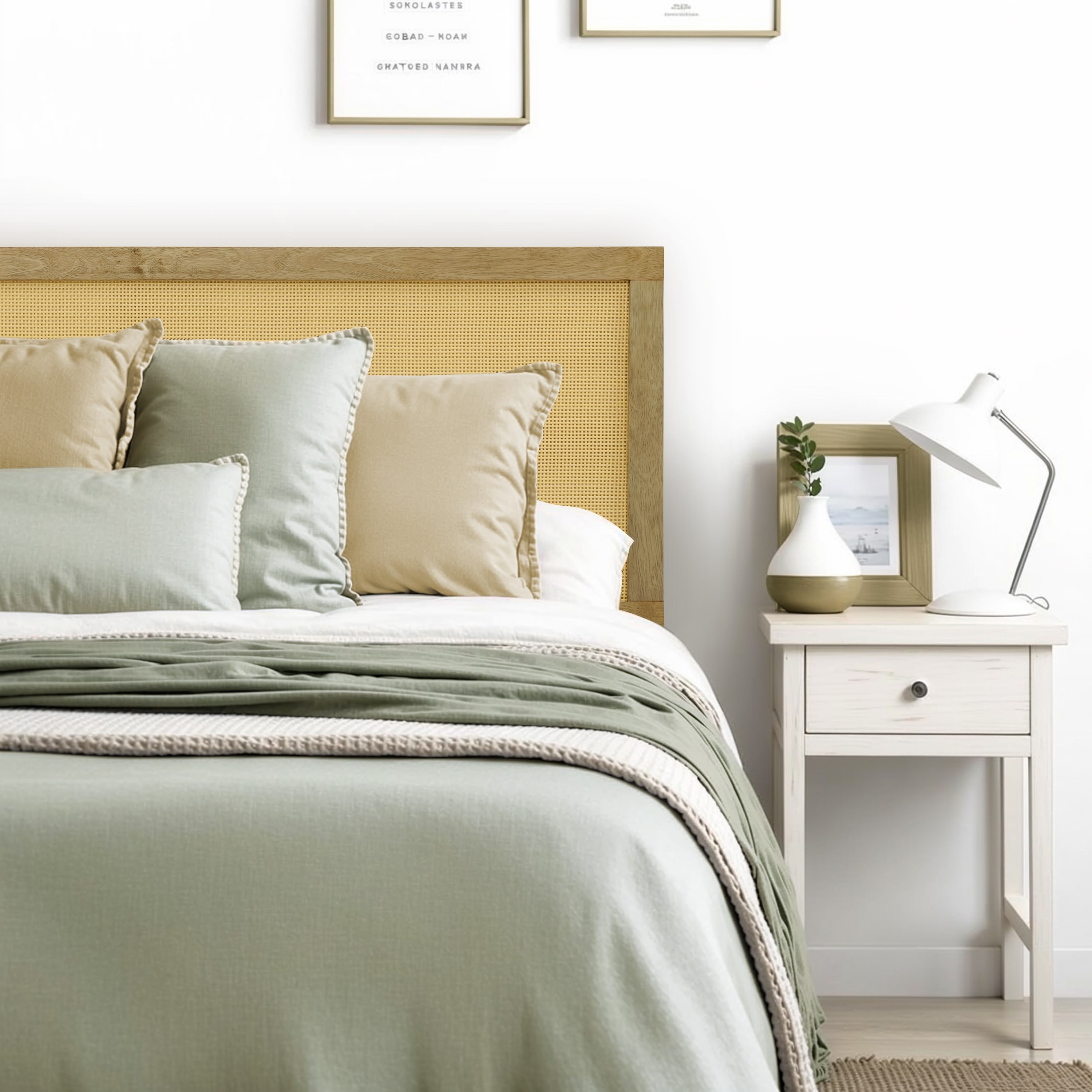 LuxenHome WHIF1833 Upholstered-Headboards - View #4