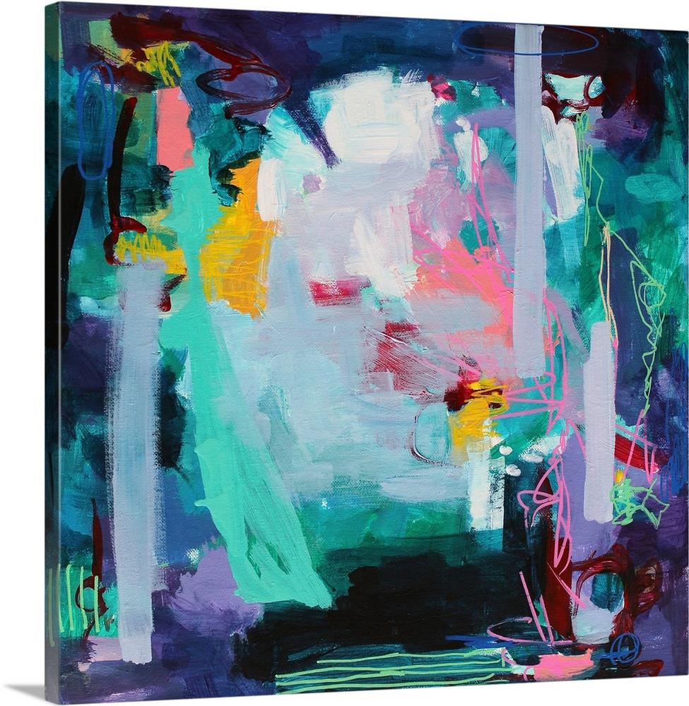 GreatBigCanvas 2416523-24-36X36 36-in H x 36-in W Abstract Print on Canvas