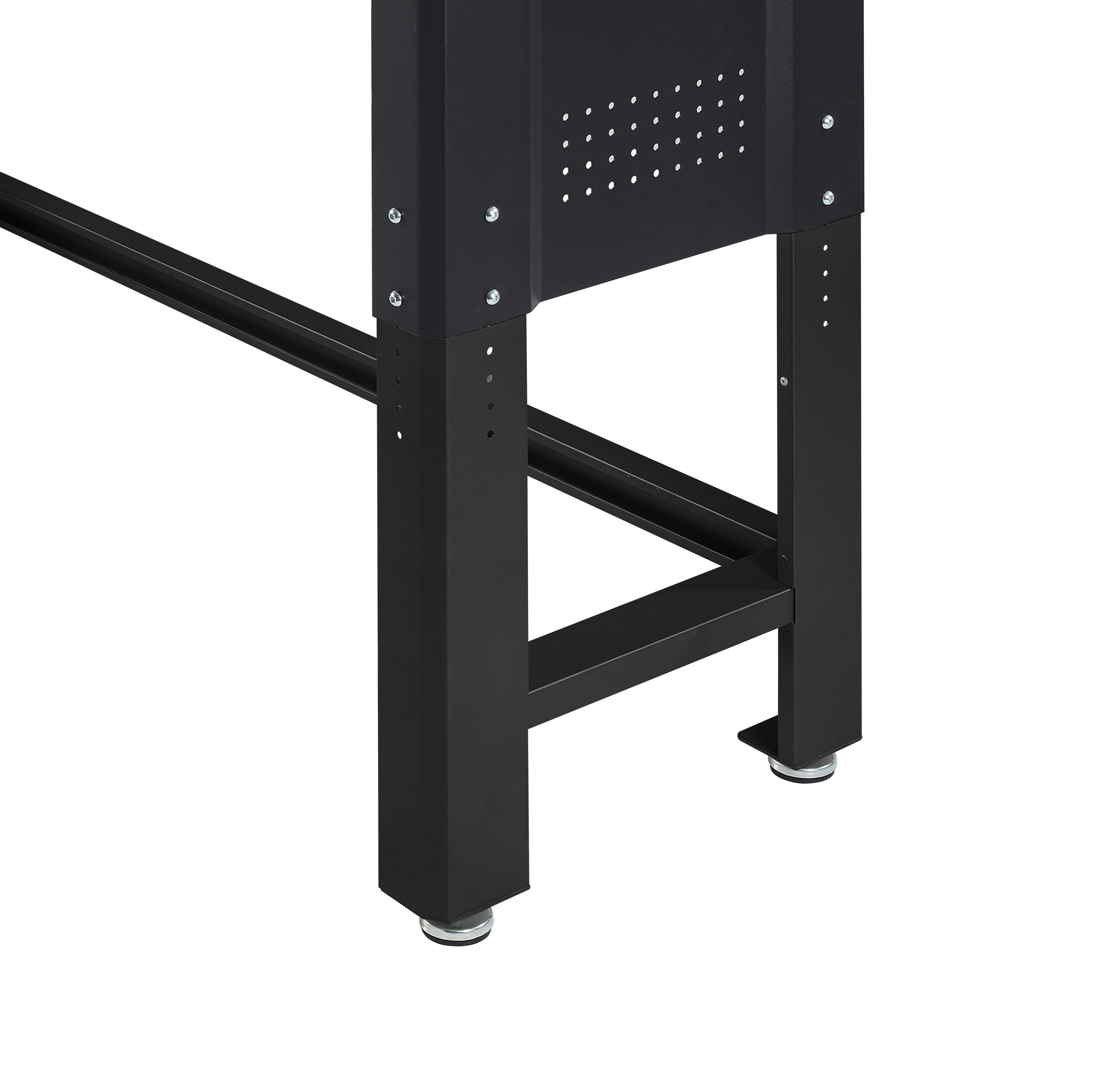 Kobalt 72-in L x 40.8-in H Silver Wood Adjustable Height Work Bench