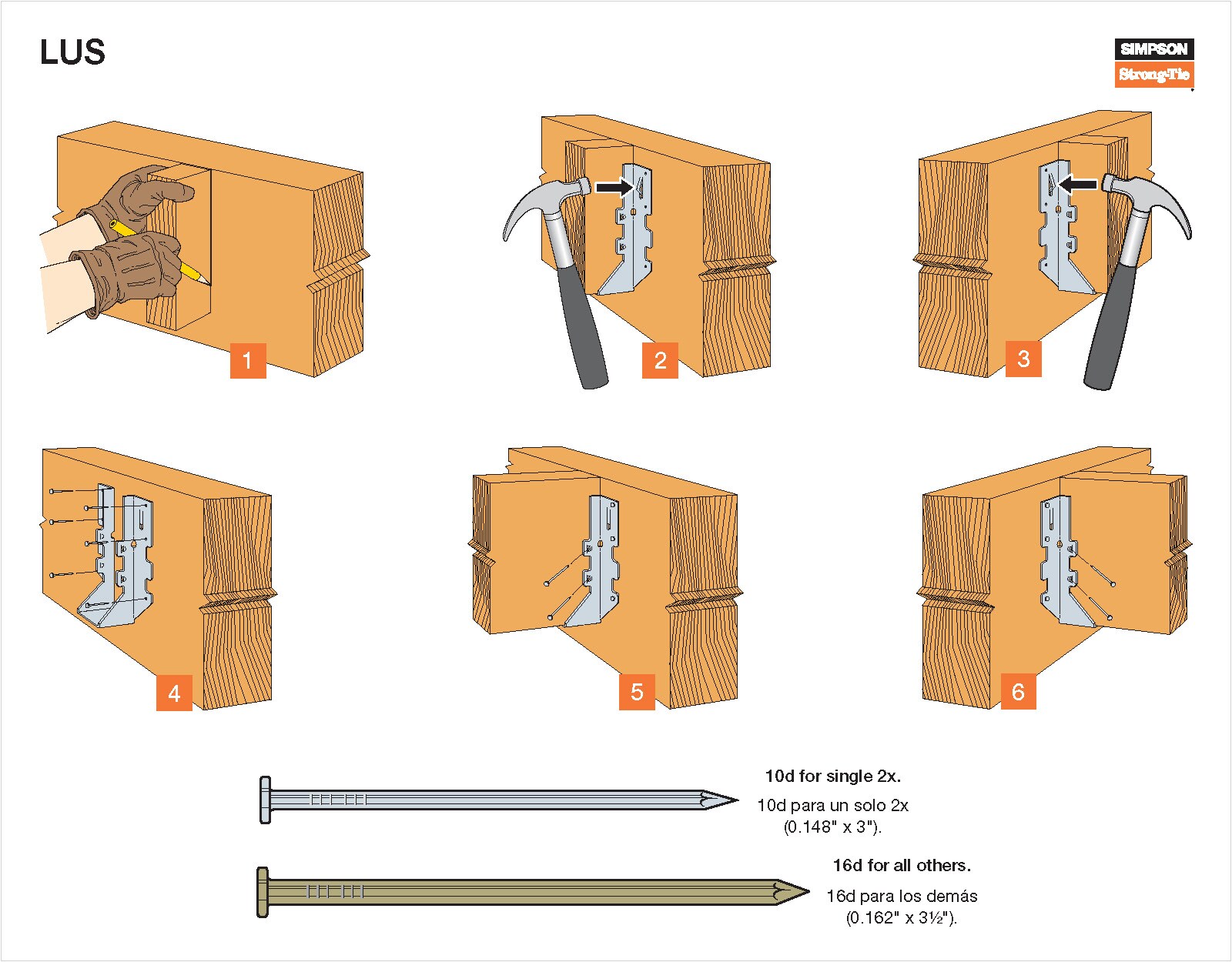 Simpson Strong Tie Double 2 in X 6 in 18 Gauge Zmax Face 06 01 2024