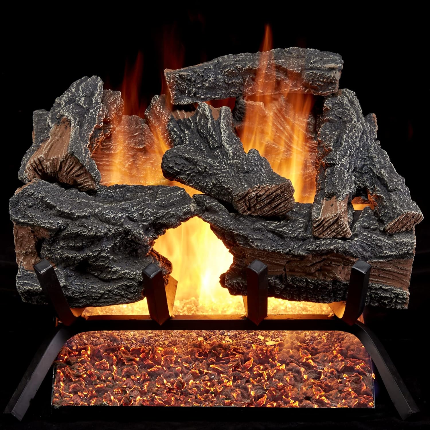 Hearth Sense CSW18HVL 18-in 45000 -BTU Natural gas Single -Burner Vented Gas Fireplace Logs