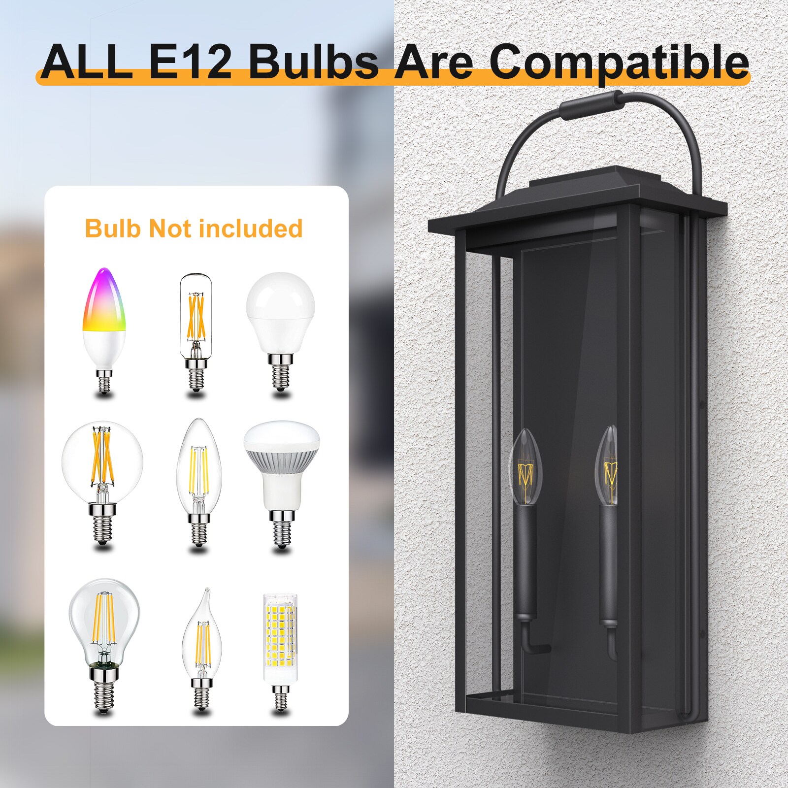 Maxax 7045-2BK Outdoor-Wall-Lighting - View #7