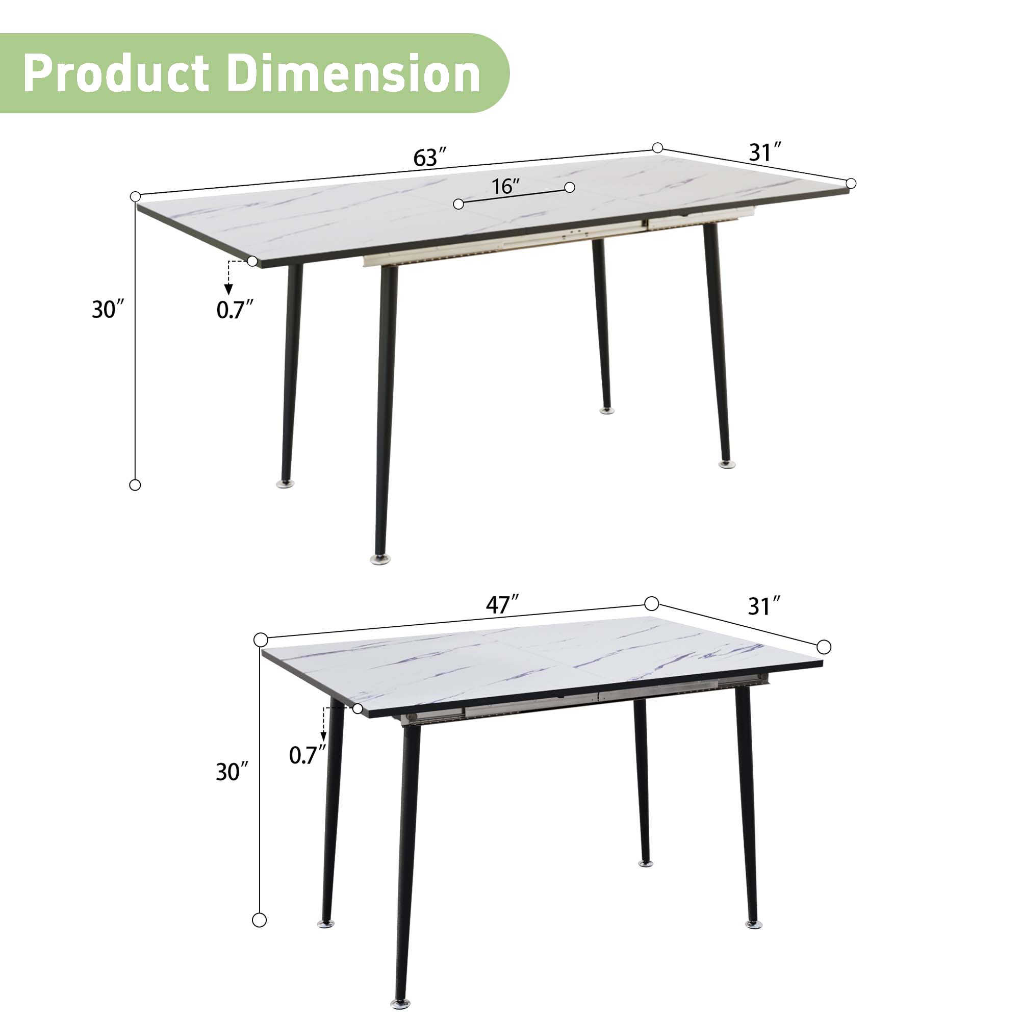 Sunrinx MG11-DT-10 Dining-Tables - View #4