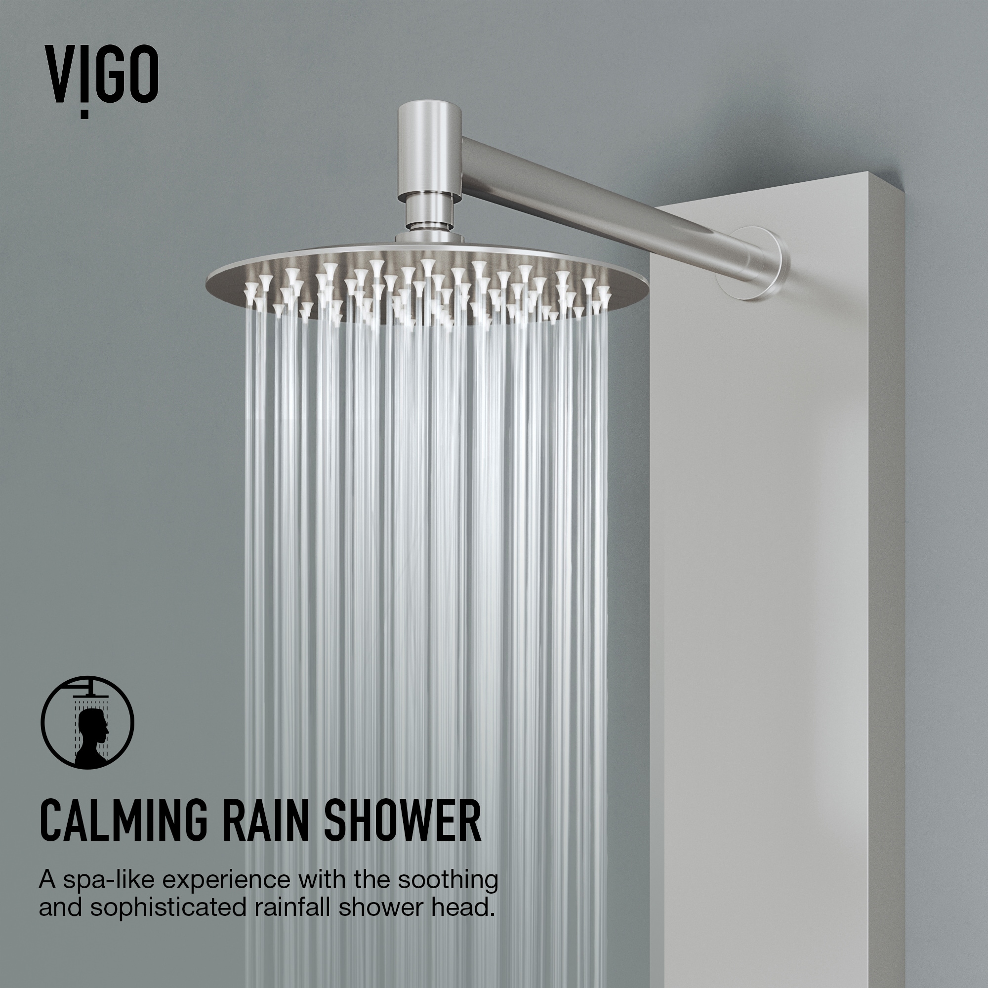Bowery Stainless Steel 59" Shower Panel with Hand Shower and Jets