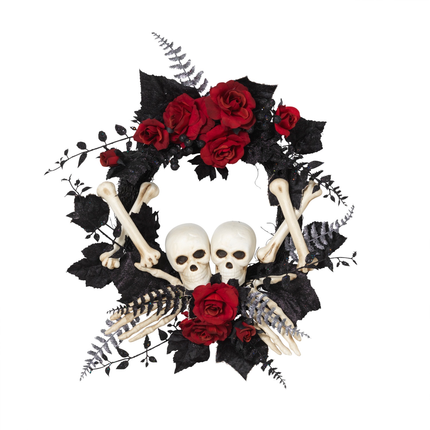 Gerson International 2550230EC 2-Feet 24-Inches Black Artificial wreath