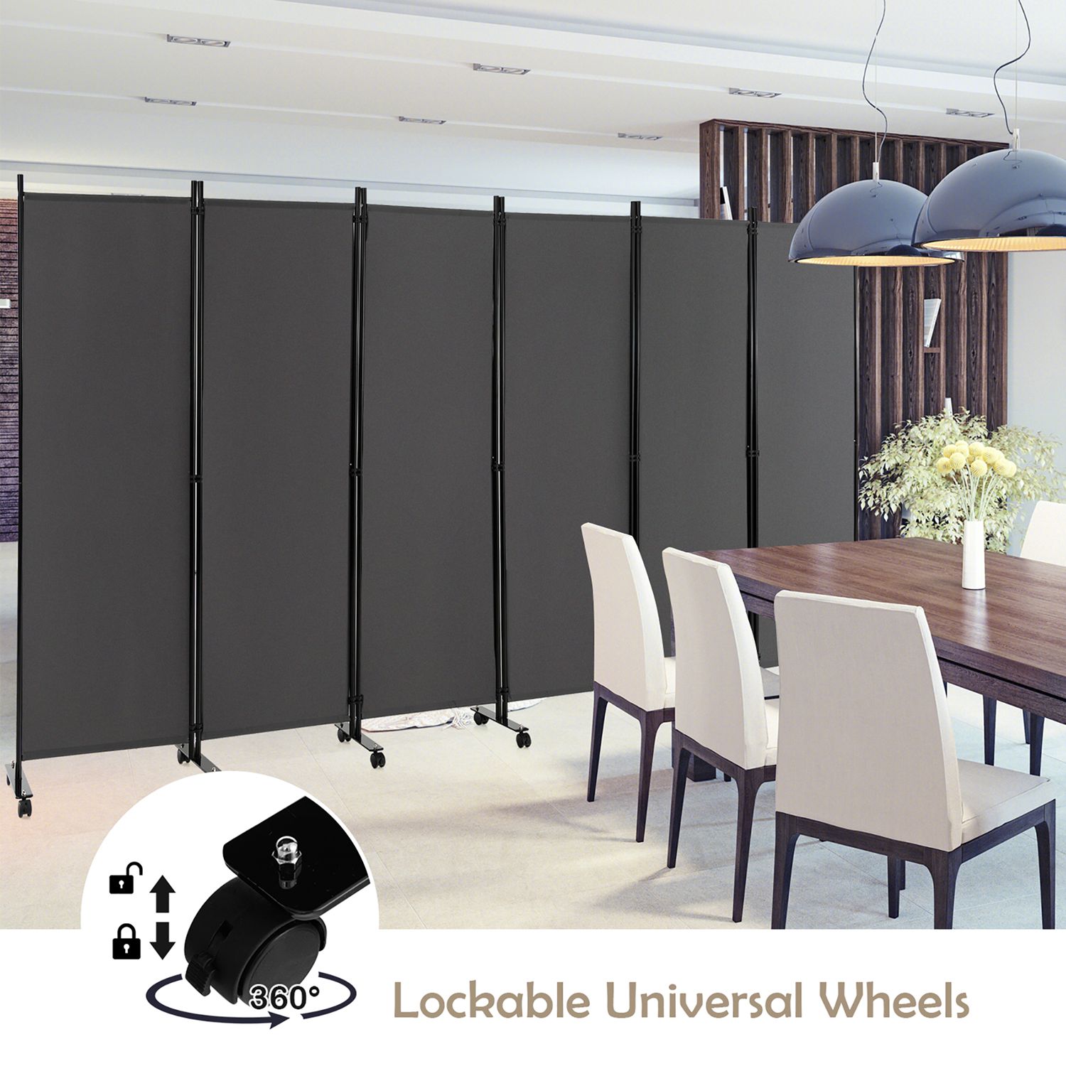 Costway CSHY003417 Indoor-Privacy-Screens - View #4