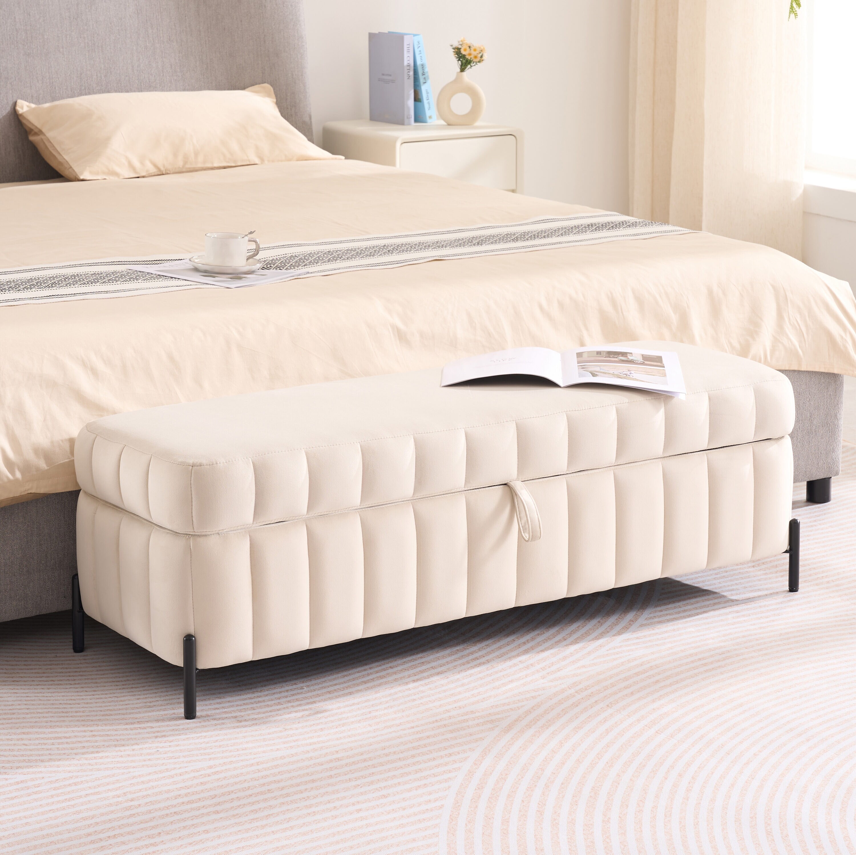 Hrinhom HC-S4114-BEIGE bench - View #3