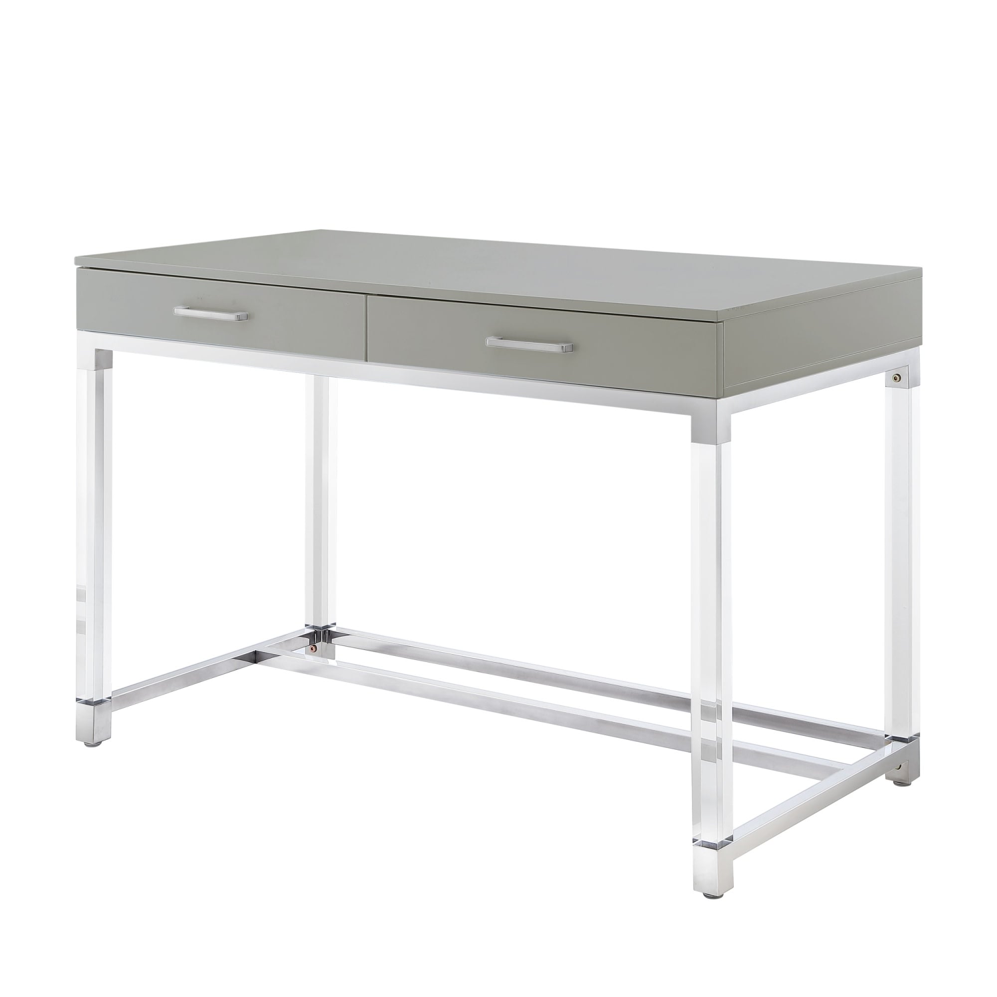 Living Essentials Writing Desk in Distressed Grey