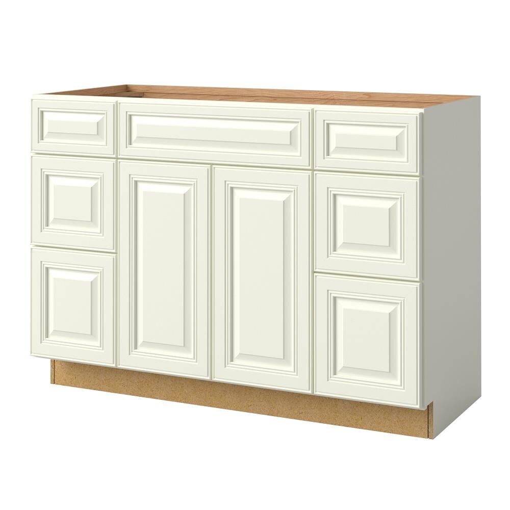 allen + roth Dawley 48-in Linen Bathroom Vanity Cabinet at Lowes.com