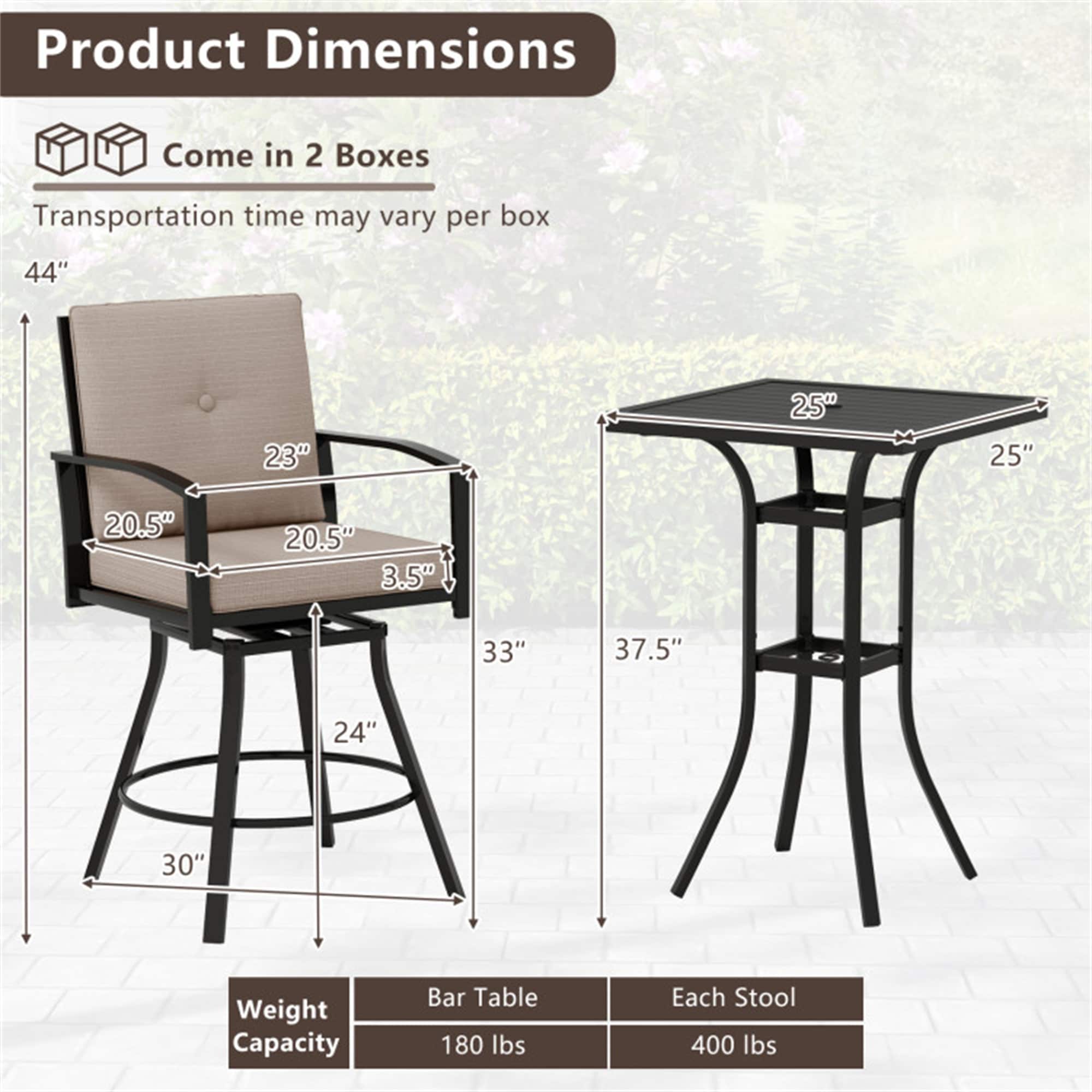 BABOOM BOM-P10965+-CO Patio-Dining-Sets - View #3