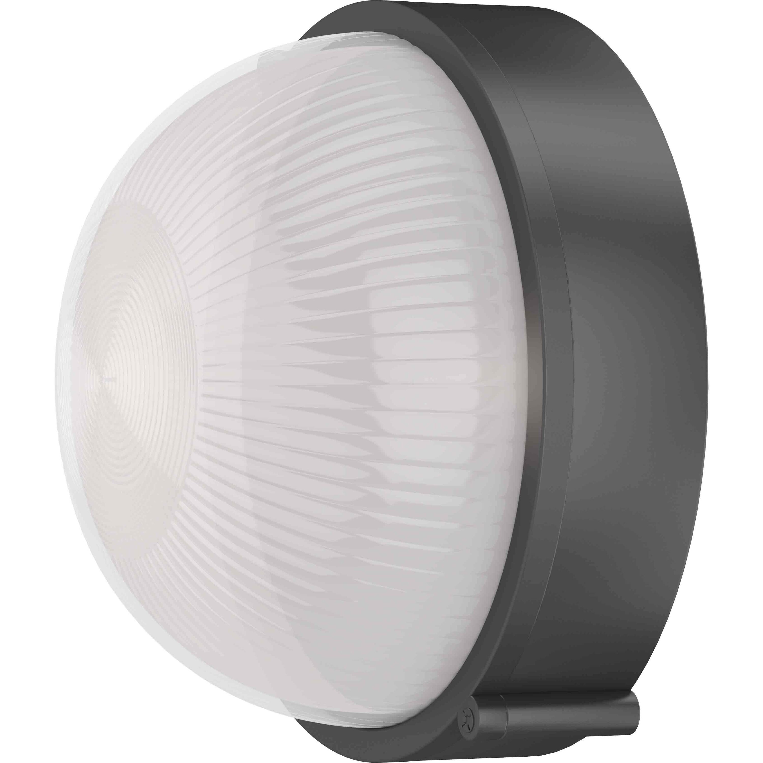 Volume Lighting Cast Aluminum 10" Black Outdoor Bulkhead Light