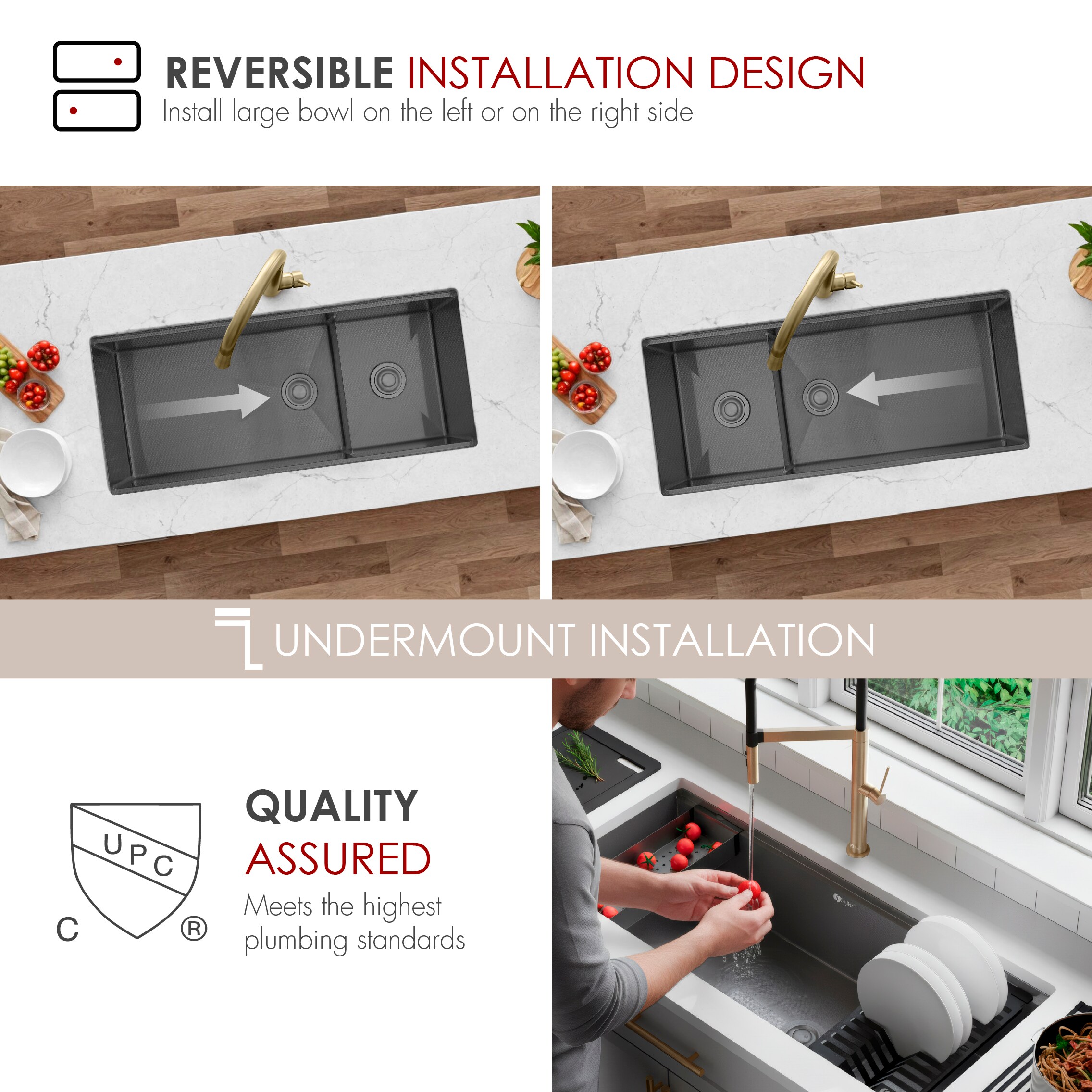 Stylish S-742WNK Kitchen-Sinks - View #8