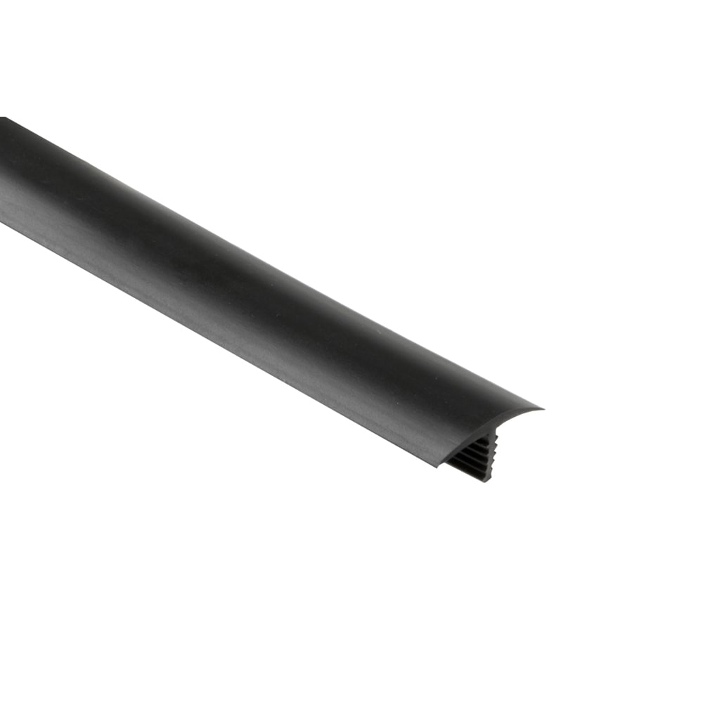 Schluter Systems SPWSC16GS/100 ShowerProfile-WSC 0.313-in W x 39.0-in L Black PVC Tile Edge Trim