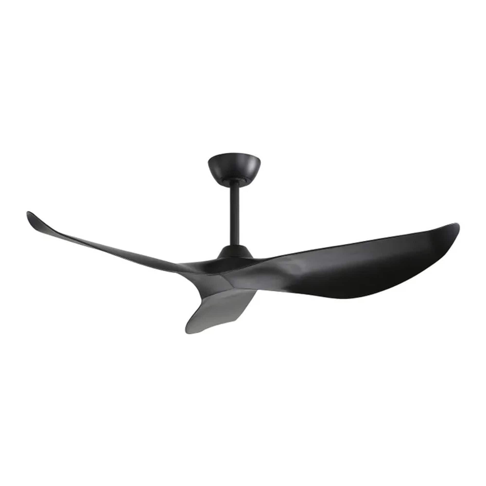 SINOFURN SYB570086CM 52-in Outdoor Black with ABS Blades Ceiling Fan Without Light - Remote Included ( 3 -Blade )