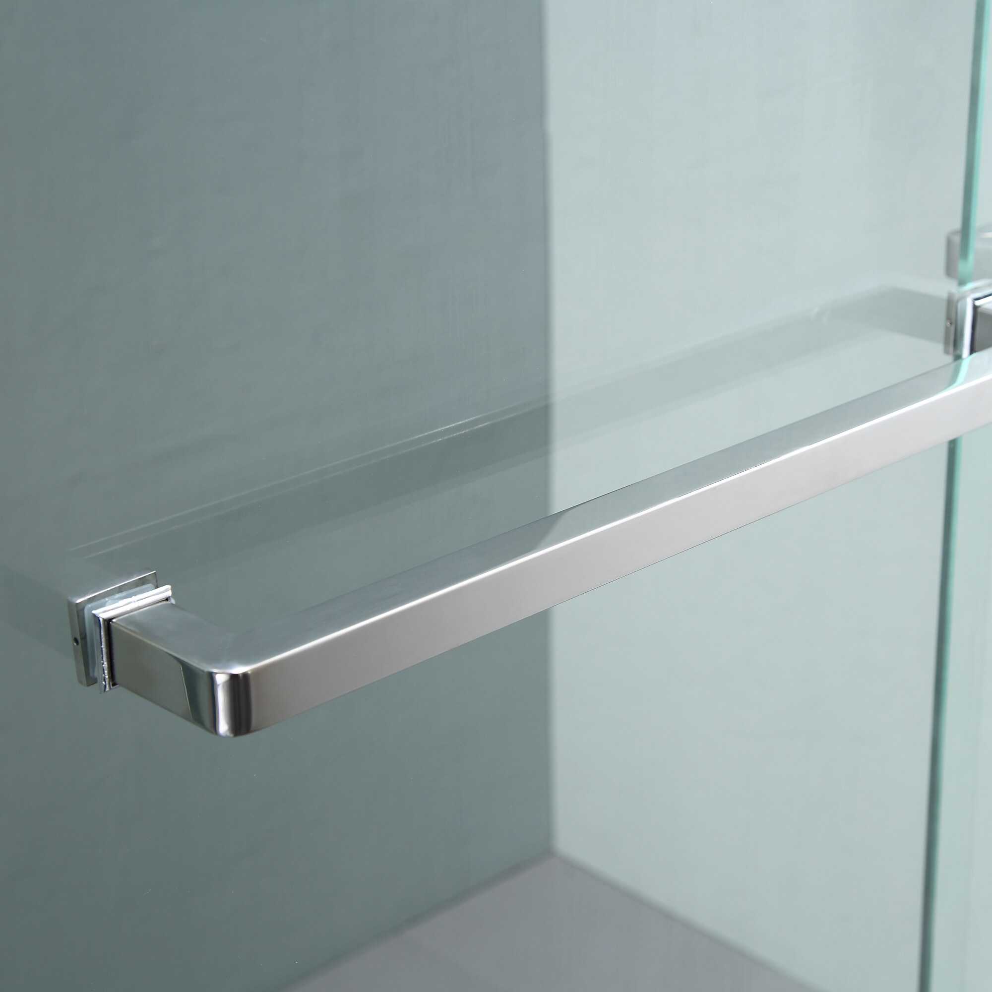 Lordear LD shower door 60-in W x 58.13-in H Semi-frameless Sliding ...